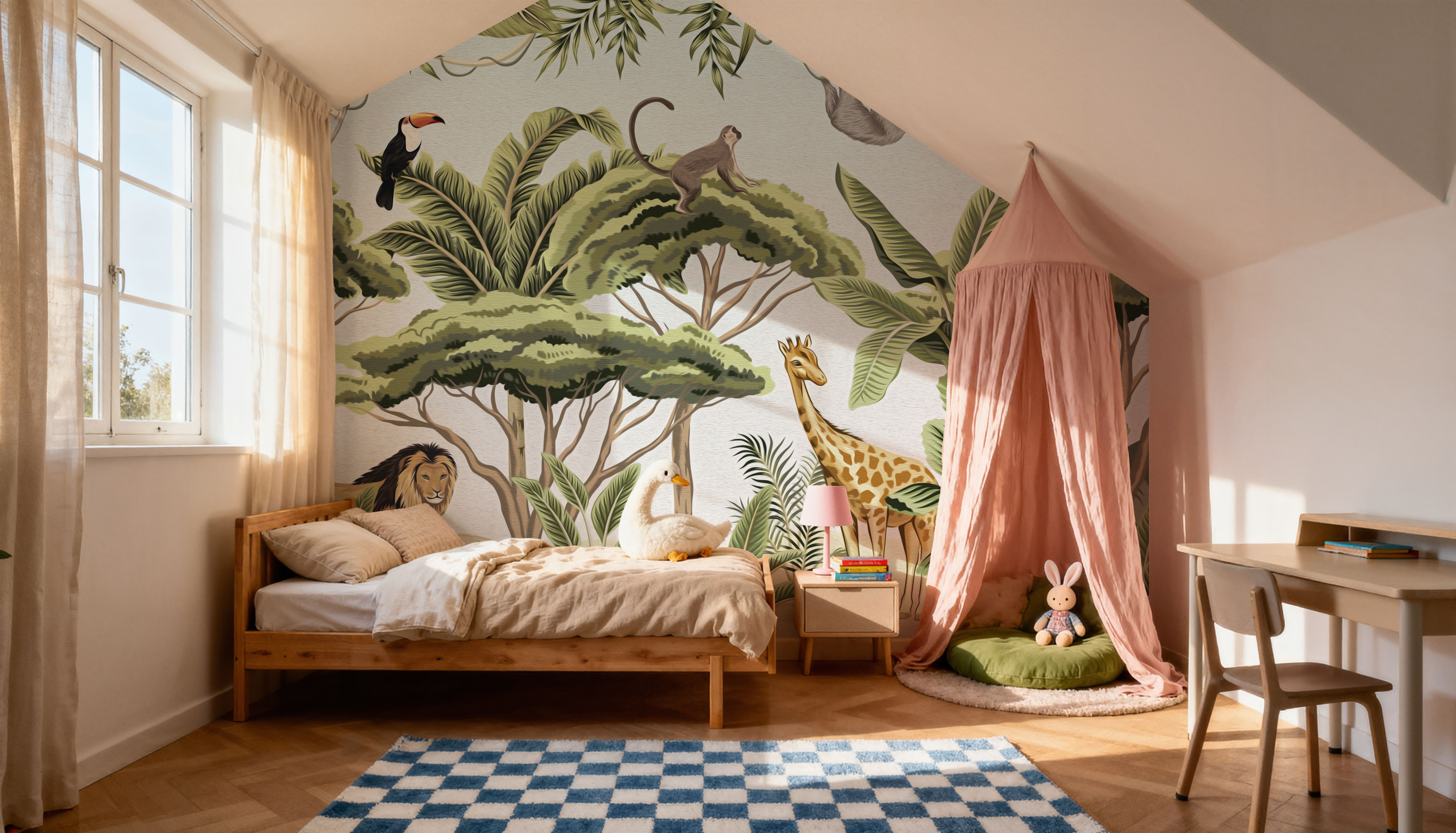 Savanna Oasis, Papier peint