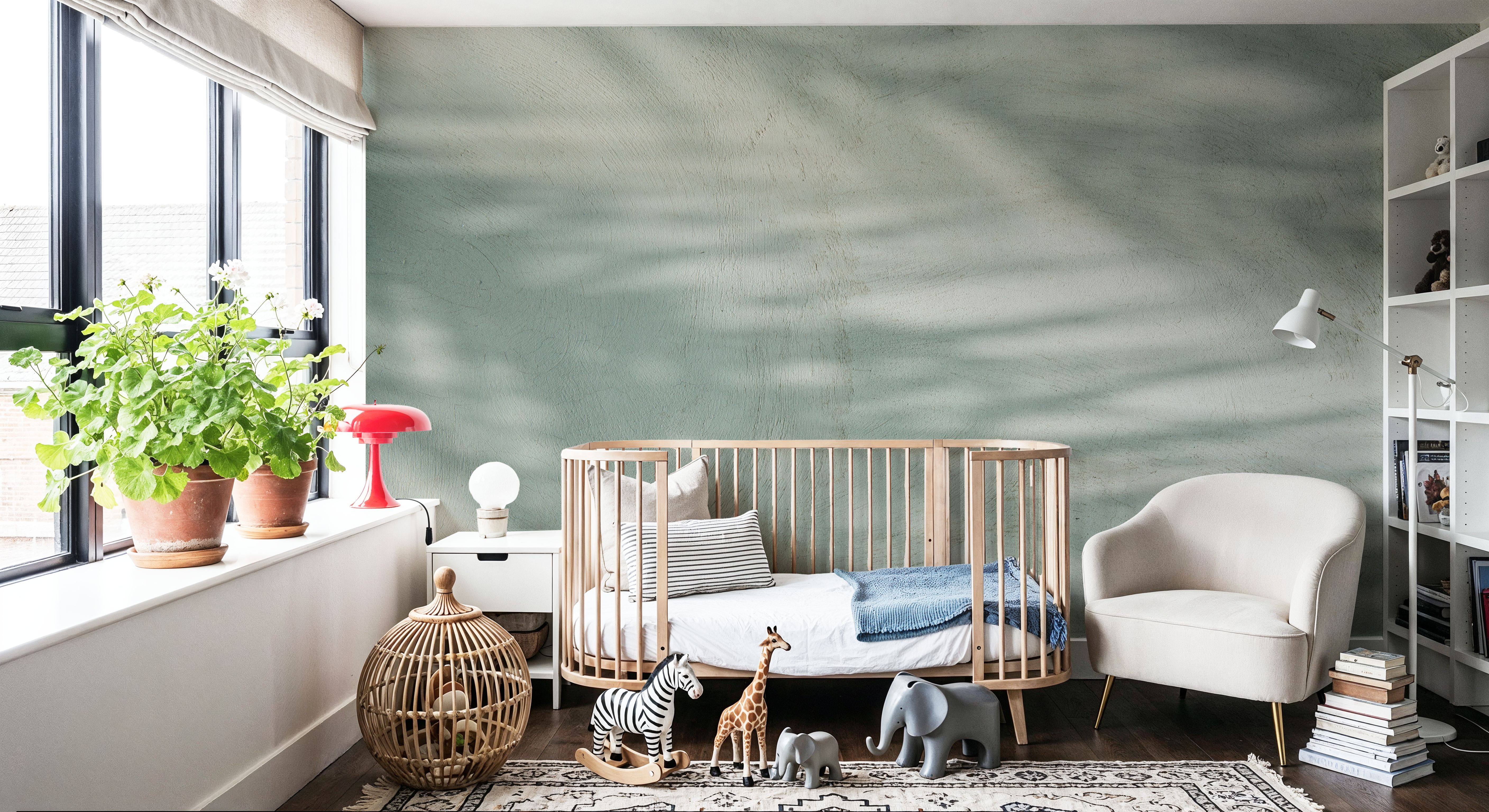 Wall Mural - Palm Shadow III - Kids' Room - Wallism US - Premium, Textured or Peel & Stick