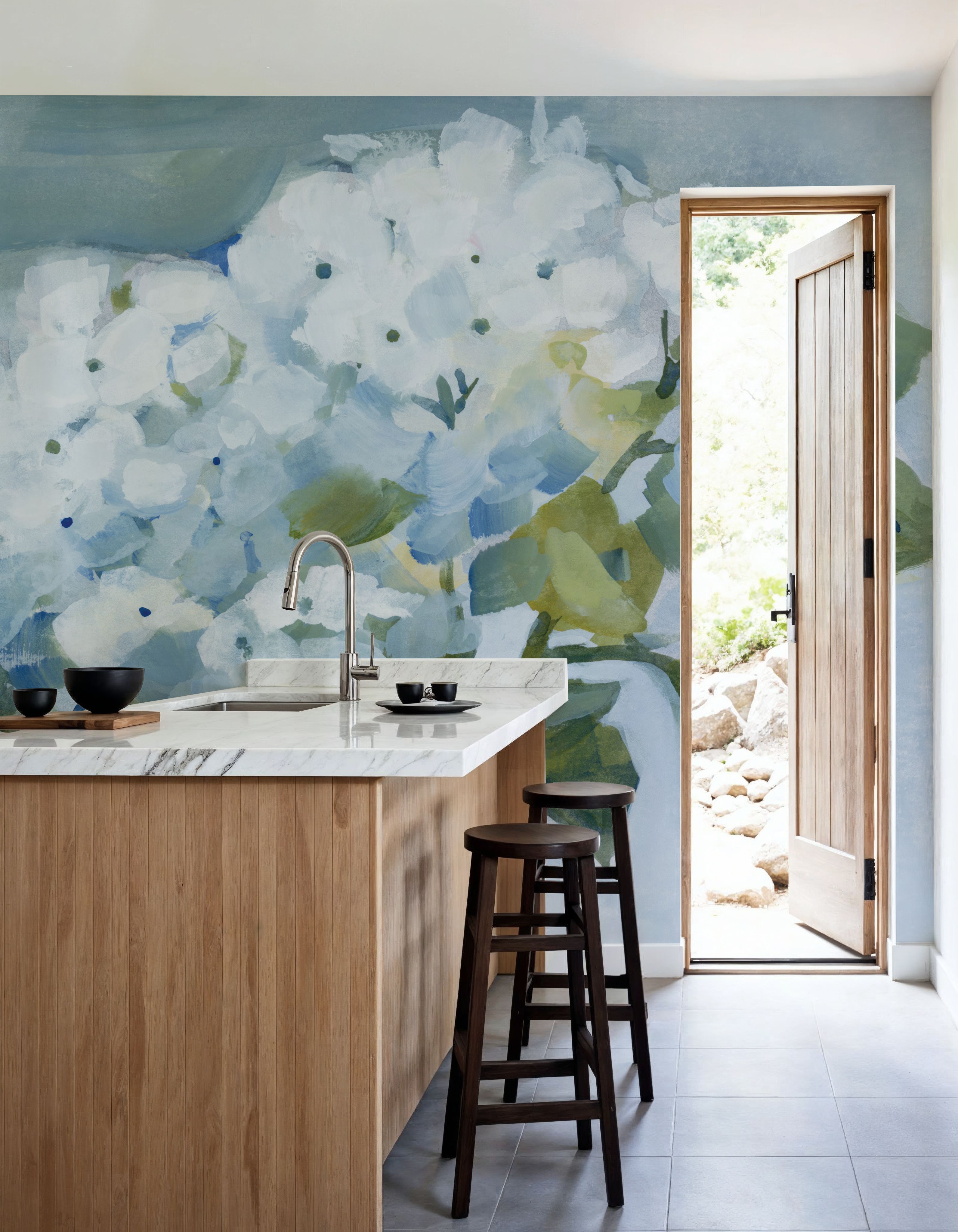 Spring Cottage Hydrangeas