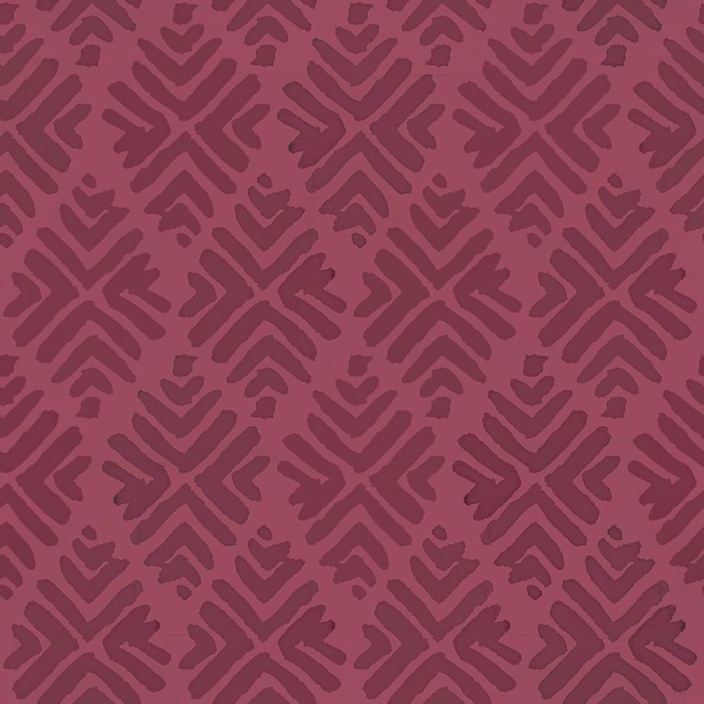 Bohemian Leaves Burgundy