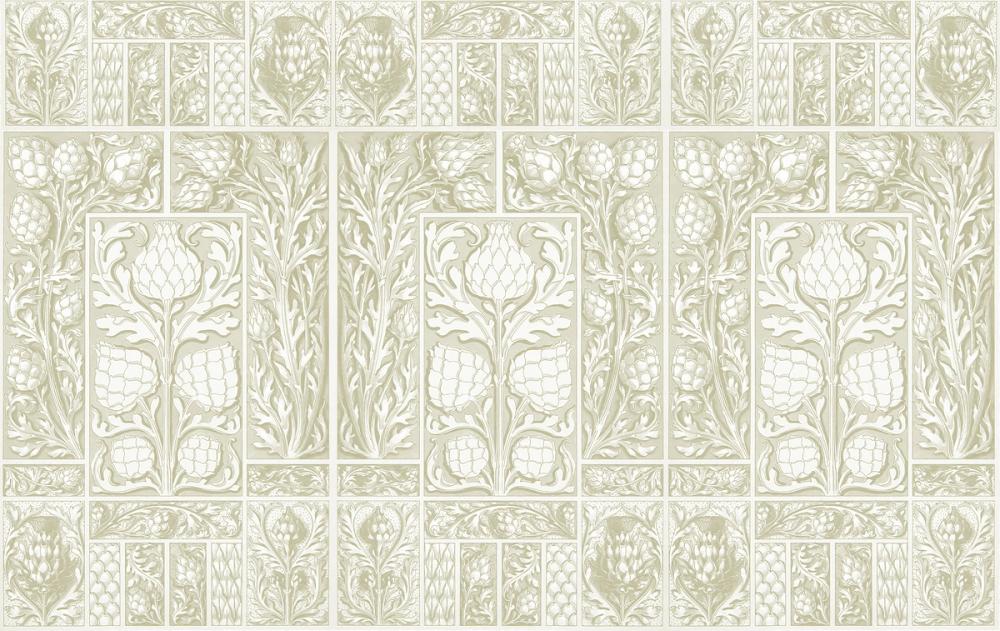 Clear Thistle Wall Happy