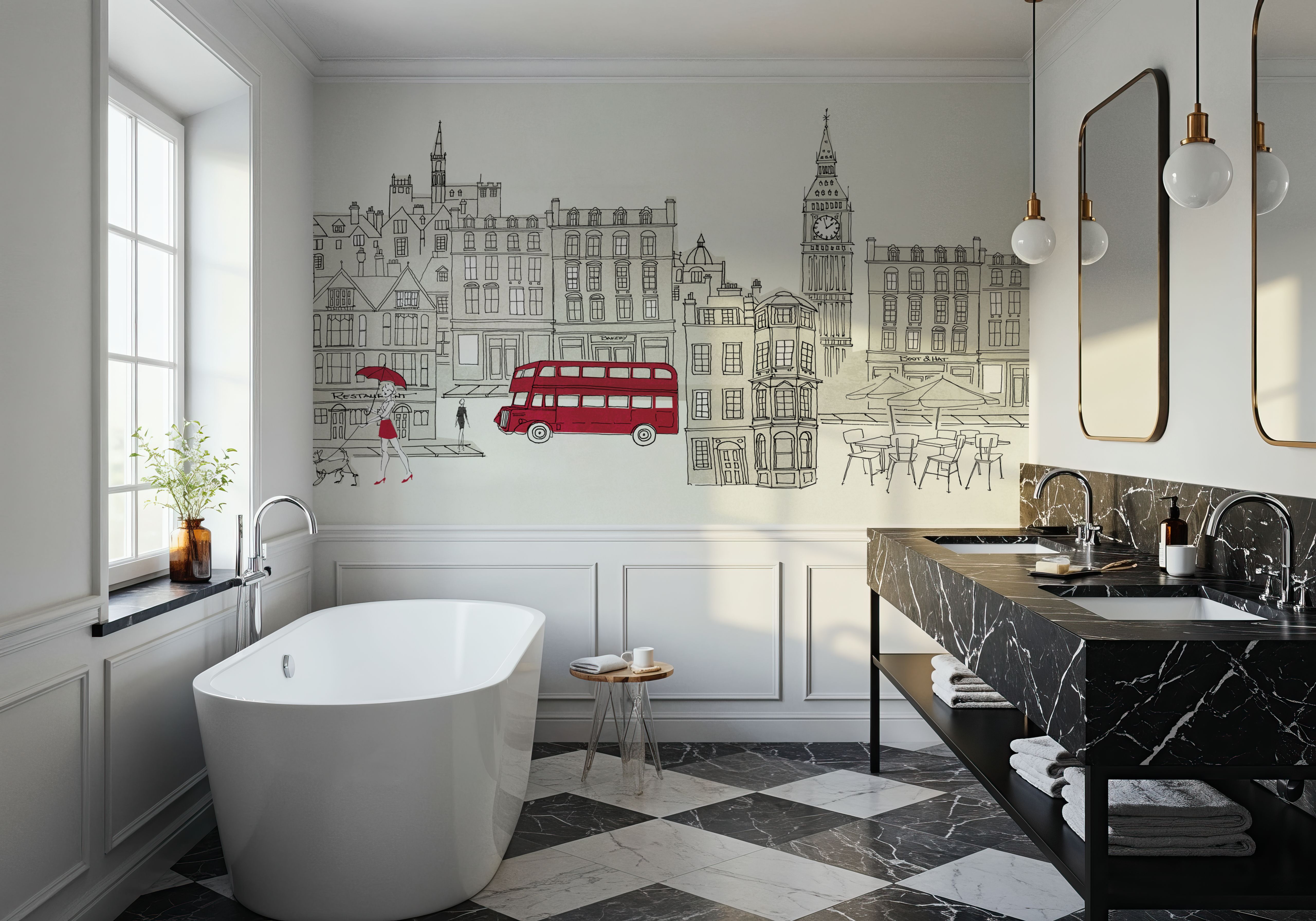 World Cafe London, Wallpaper