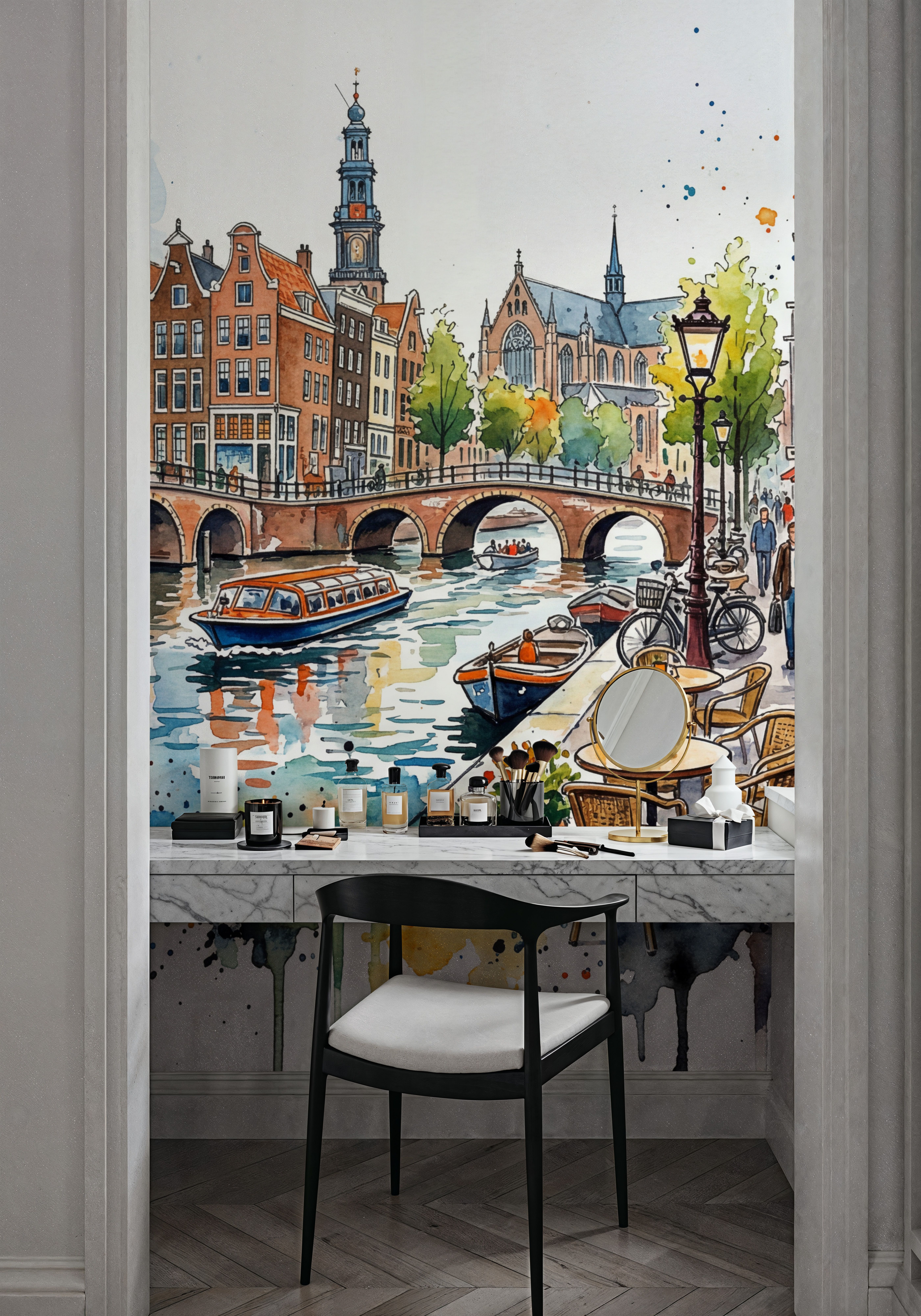 Amsterdam - Watercolor City Series