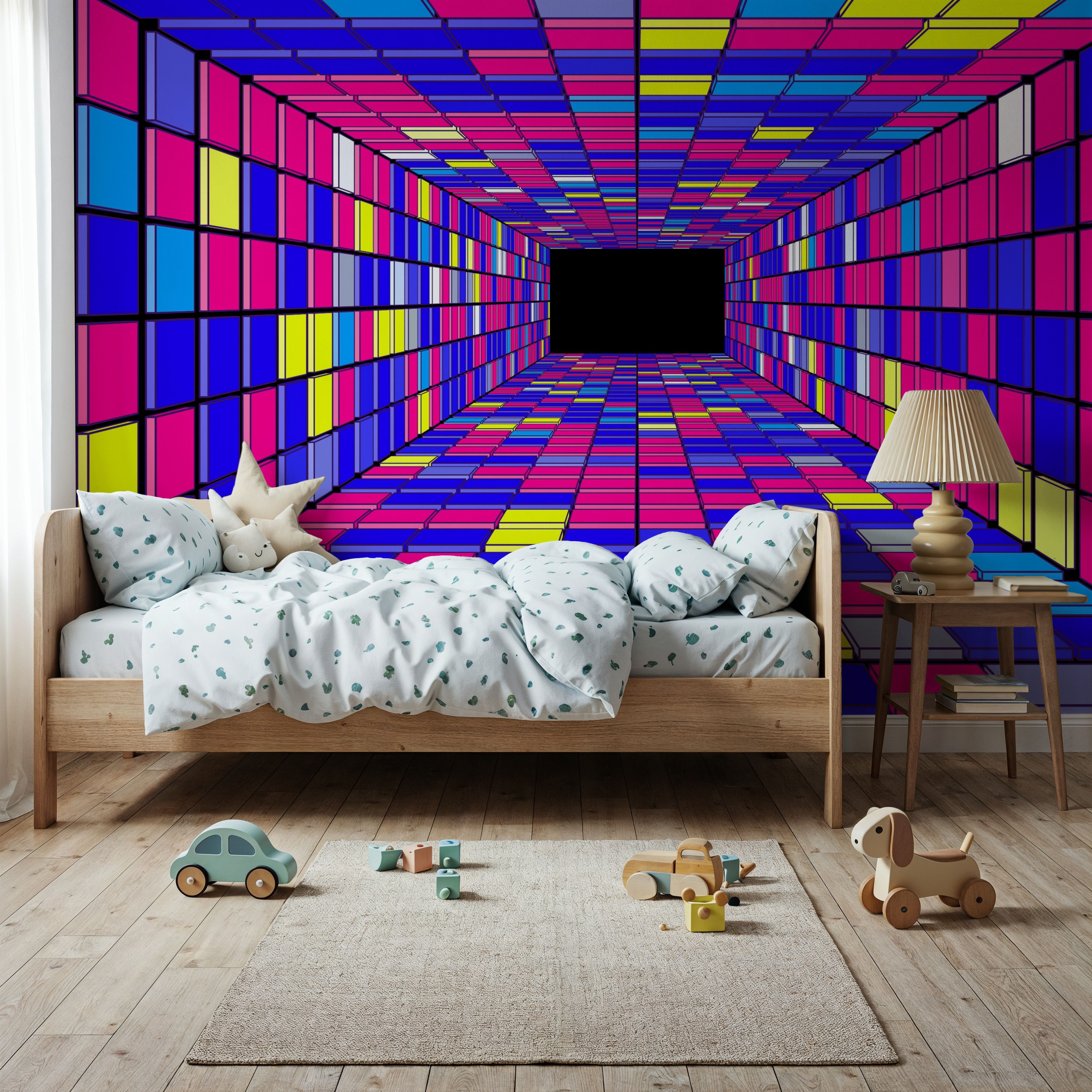 Retro Game Tunnel, Purple