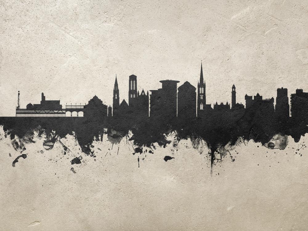 Bournemouth England Skyline Concrete