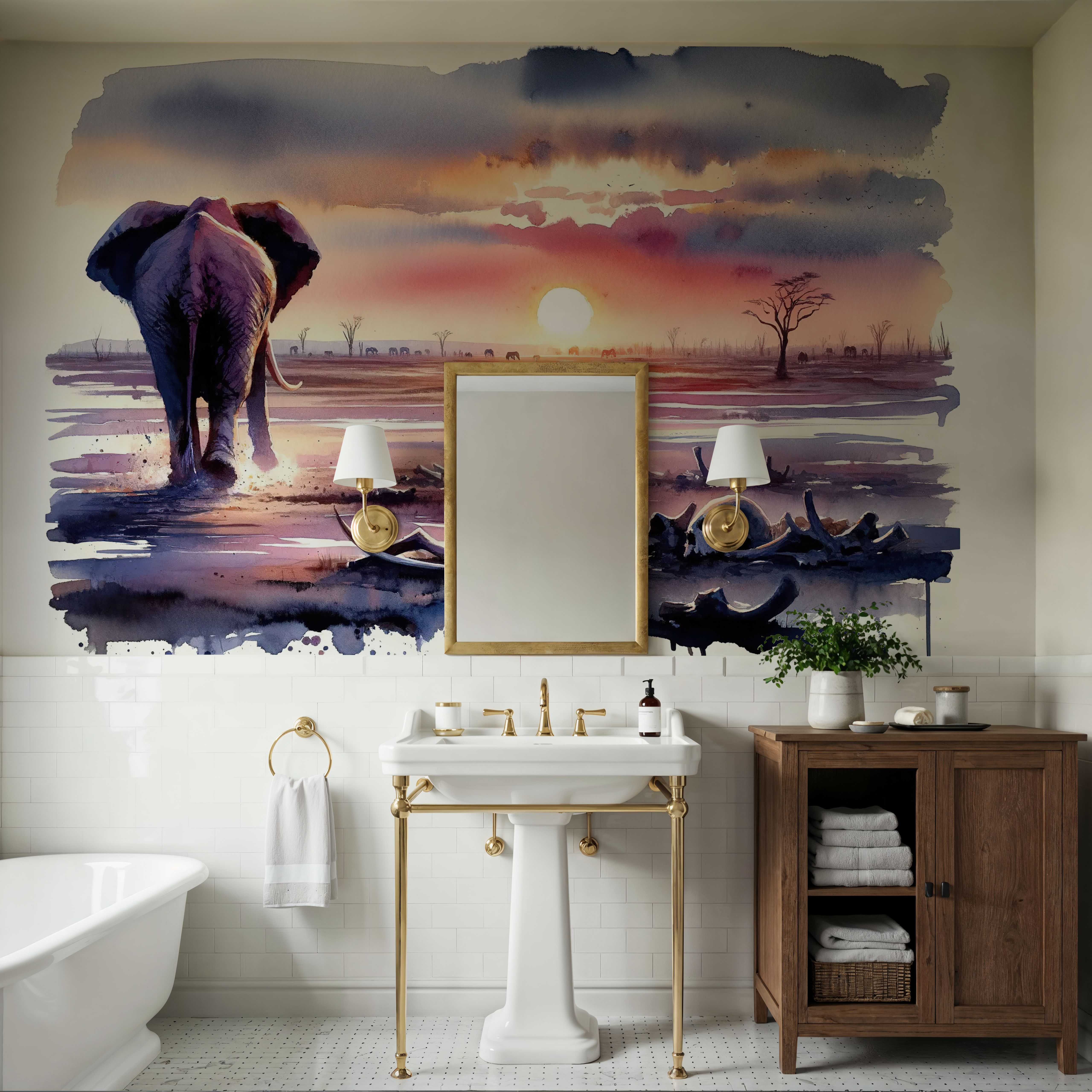 Elephant's Twilight Path