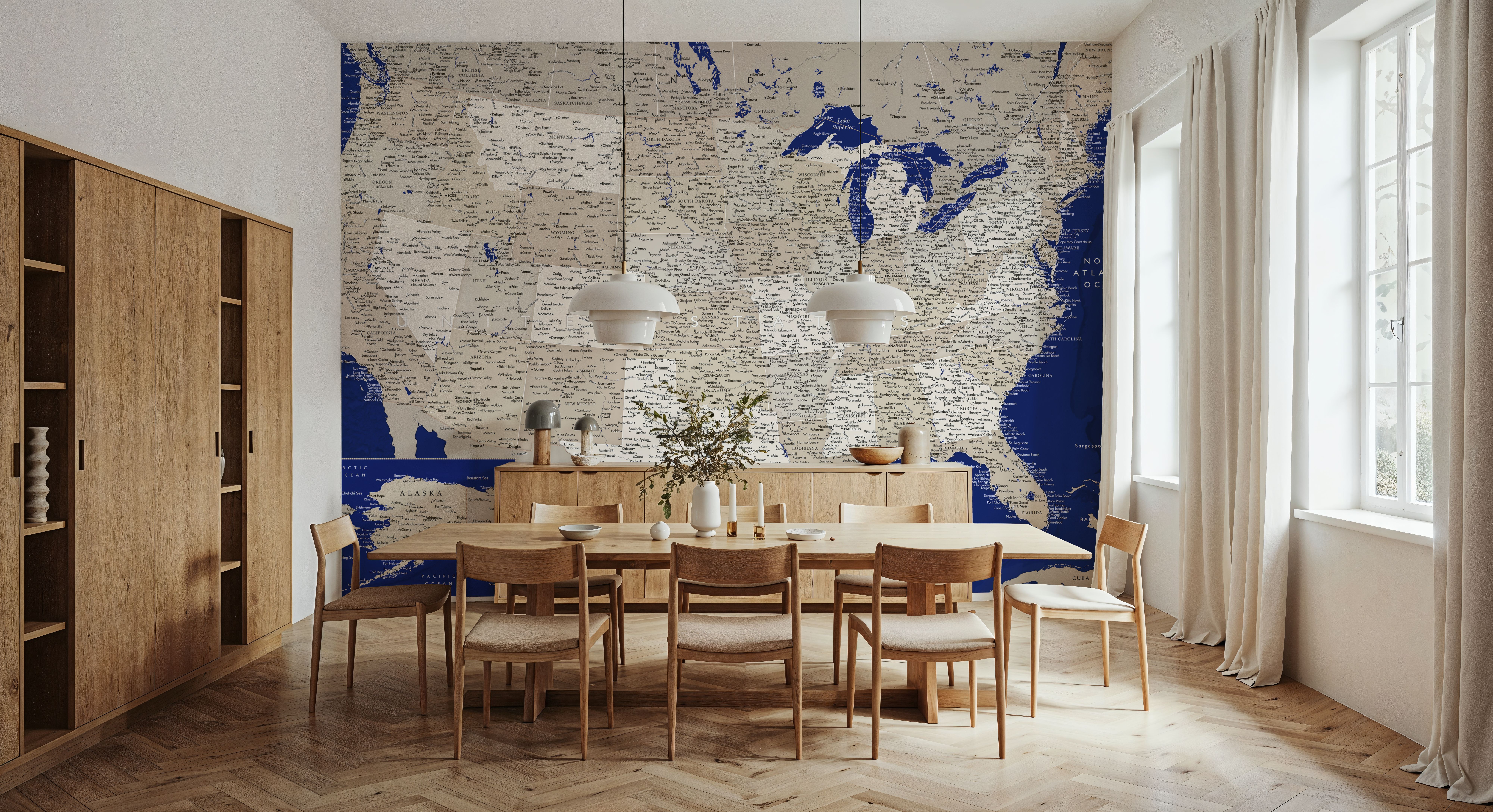 US Map Detailed - Kameryn