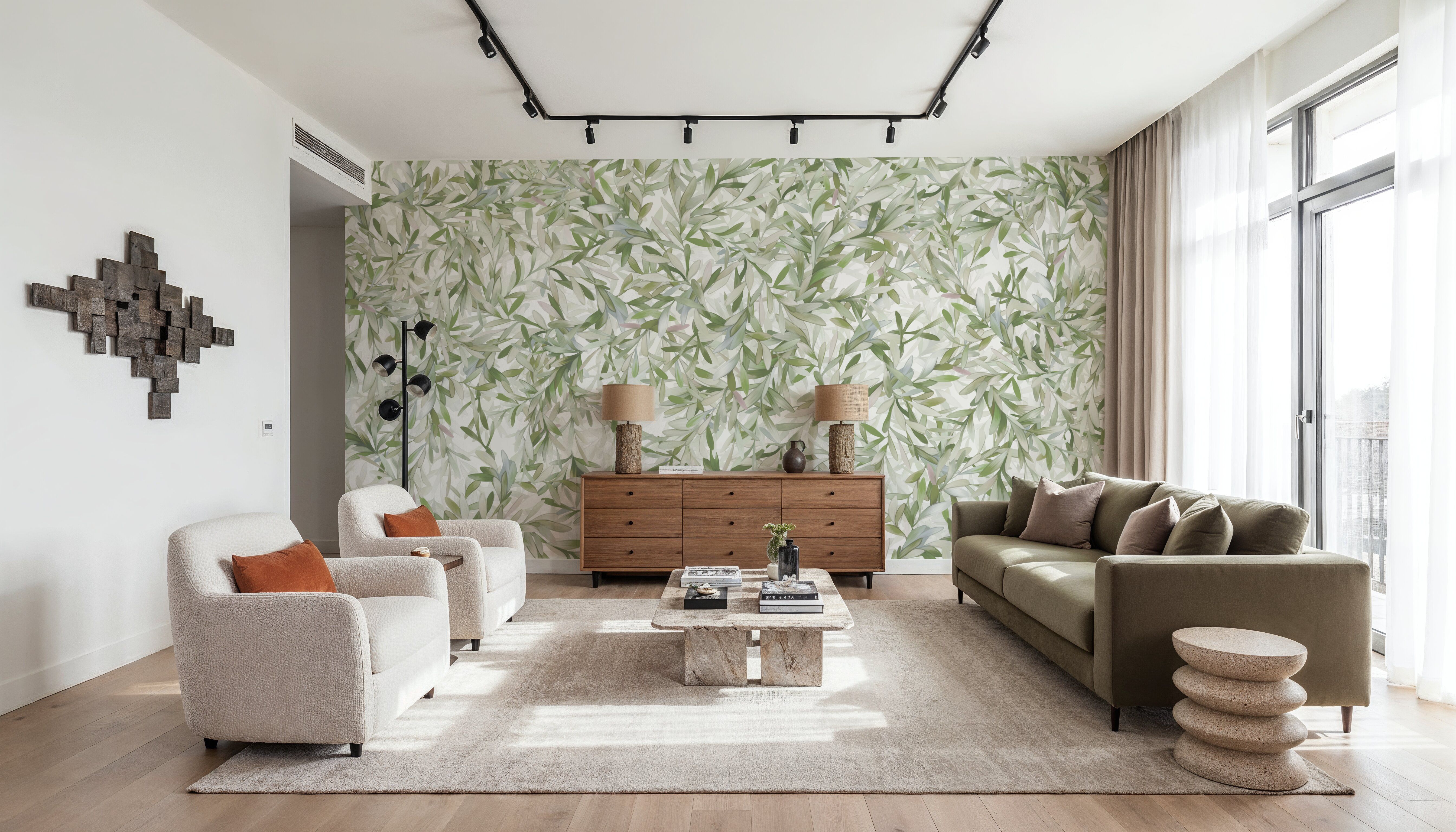 Lush Canopy Ceiling, Fresh Green