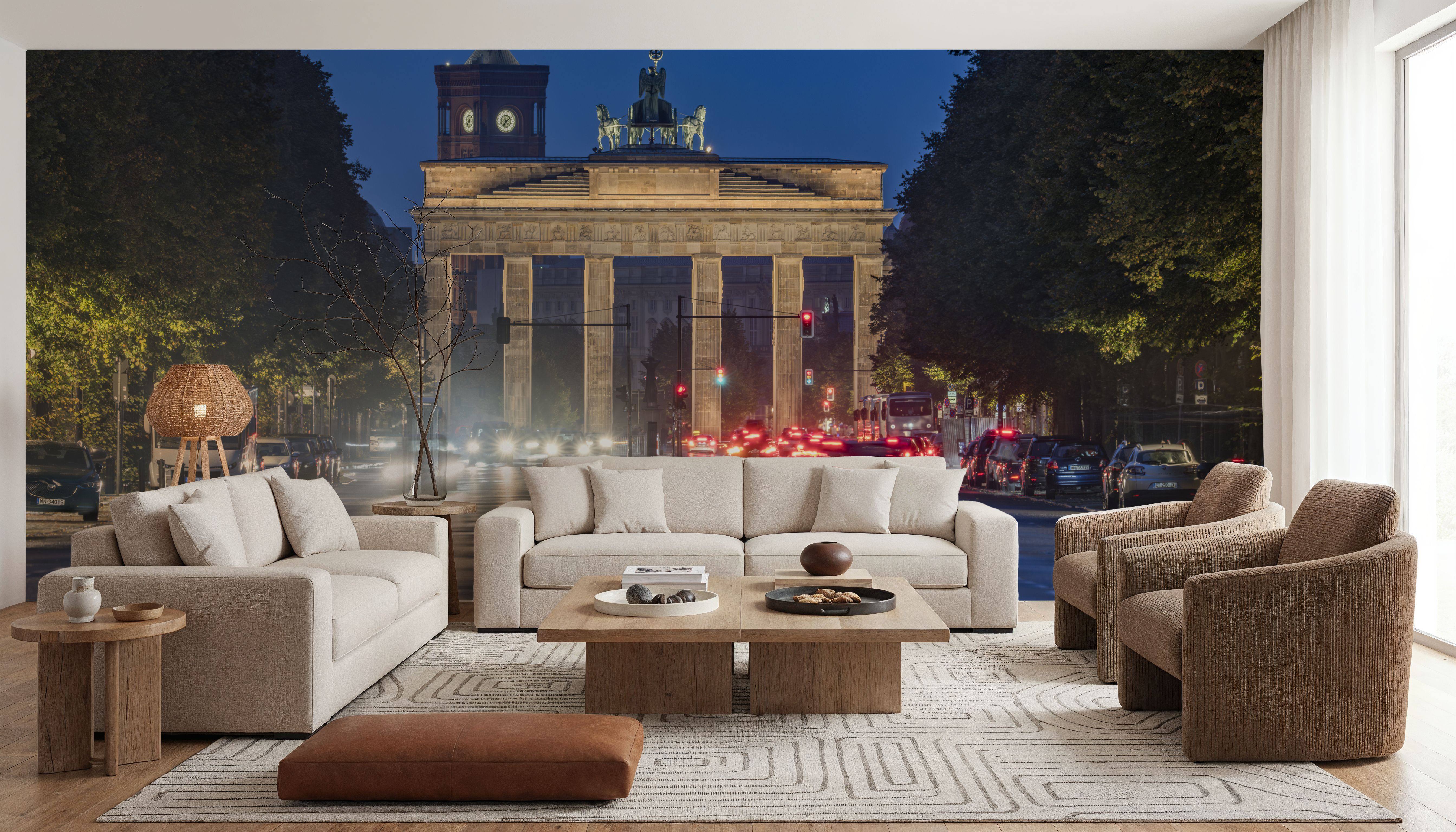 Brandenburger Tor und Rotes Rathaus