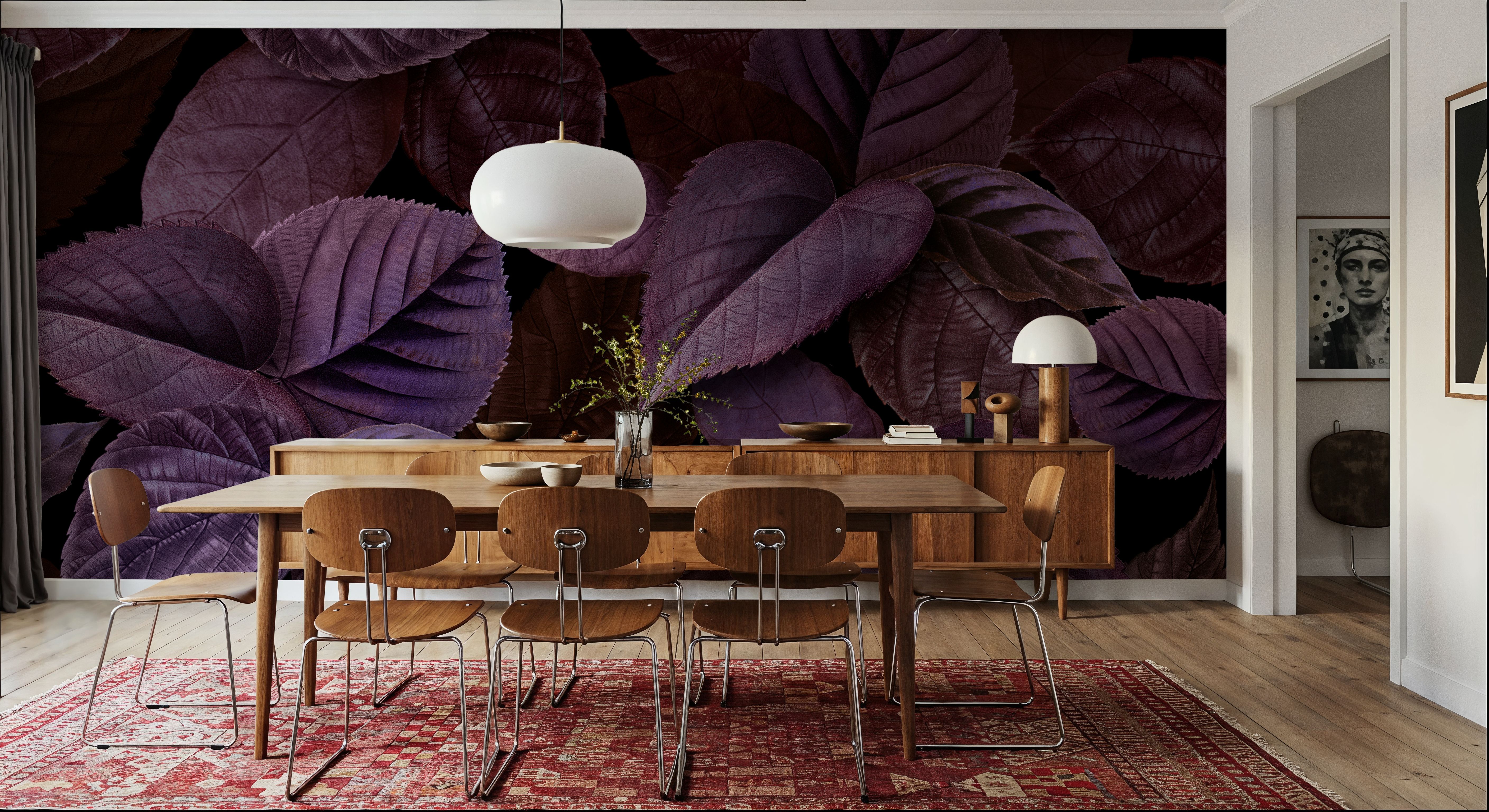 Purple Leaves, Wallpaper