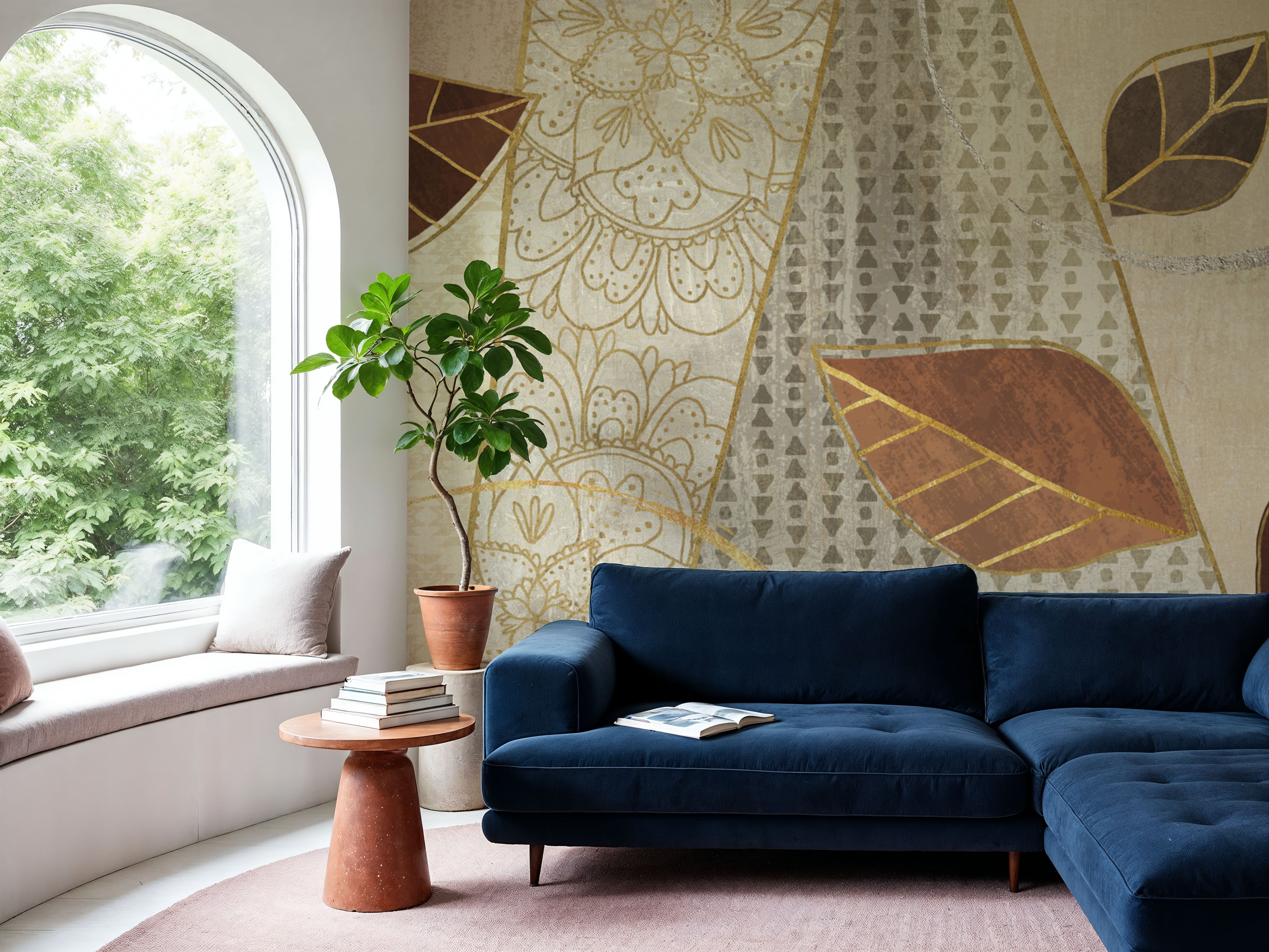 Bohemian Leaves IV Neutral