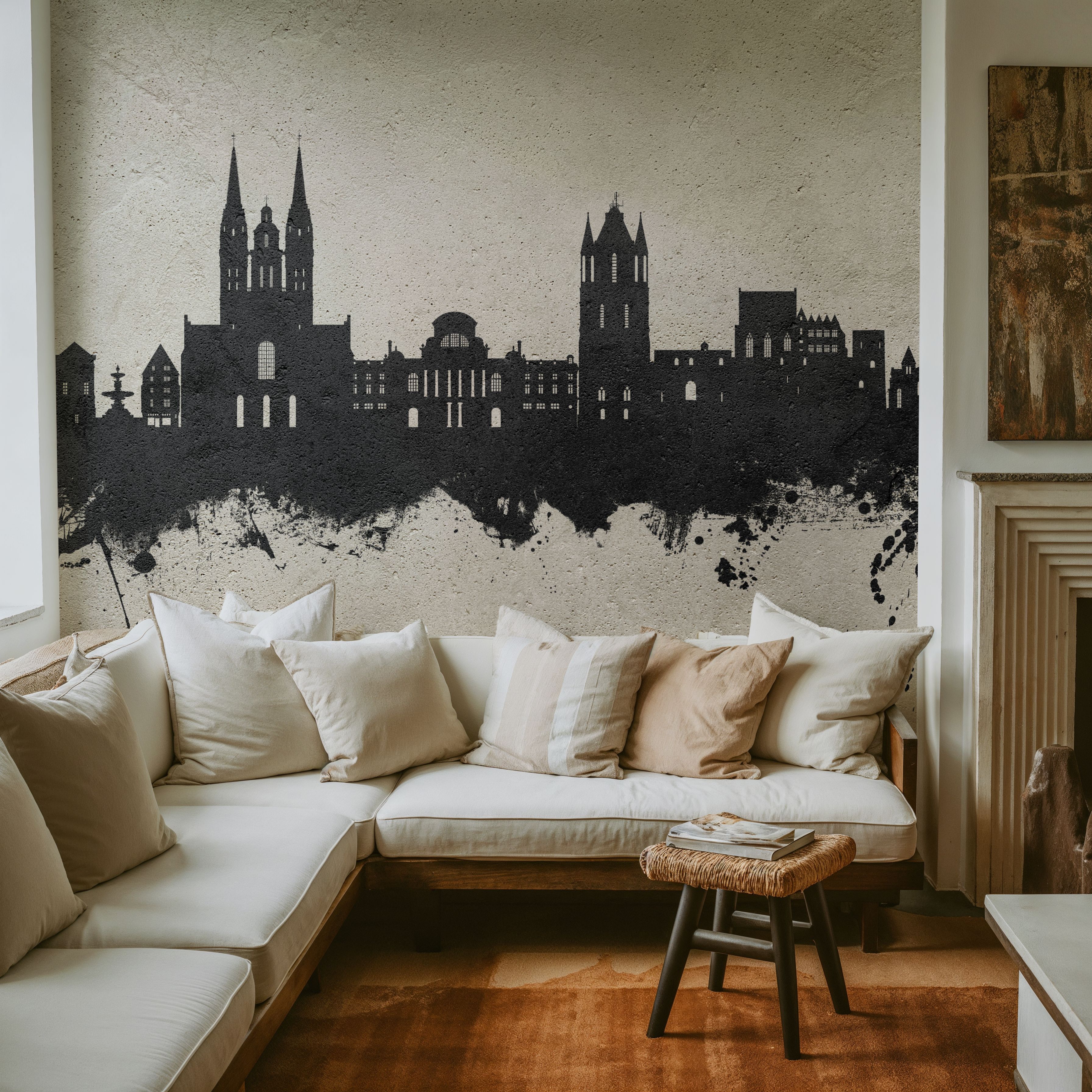 Angers France Skyline Concrete