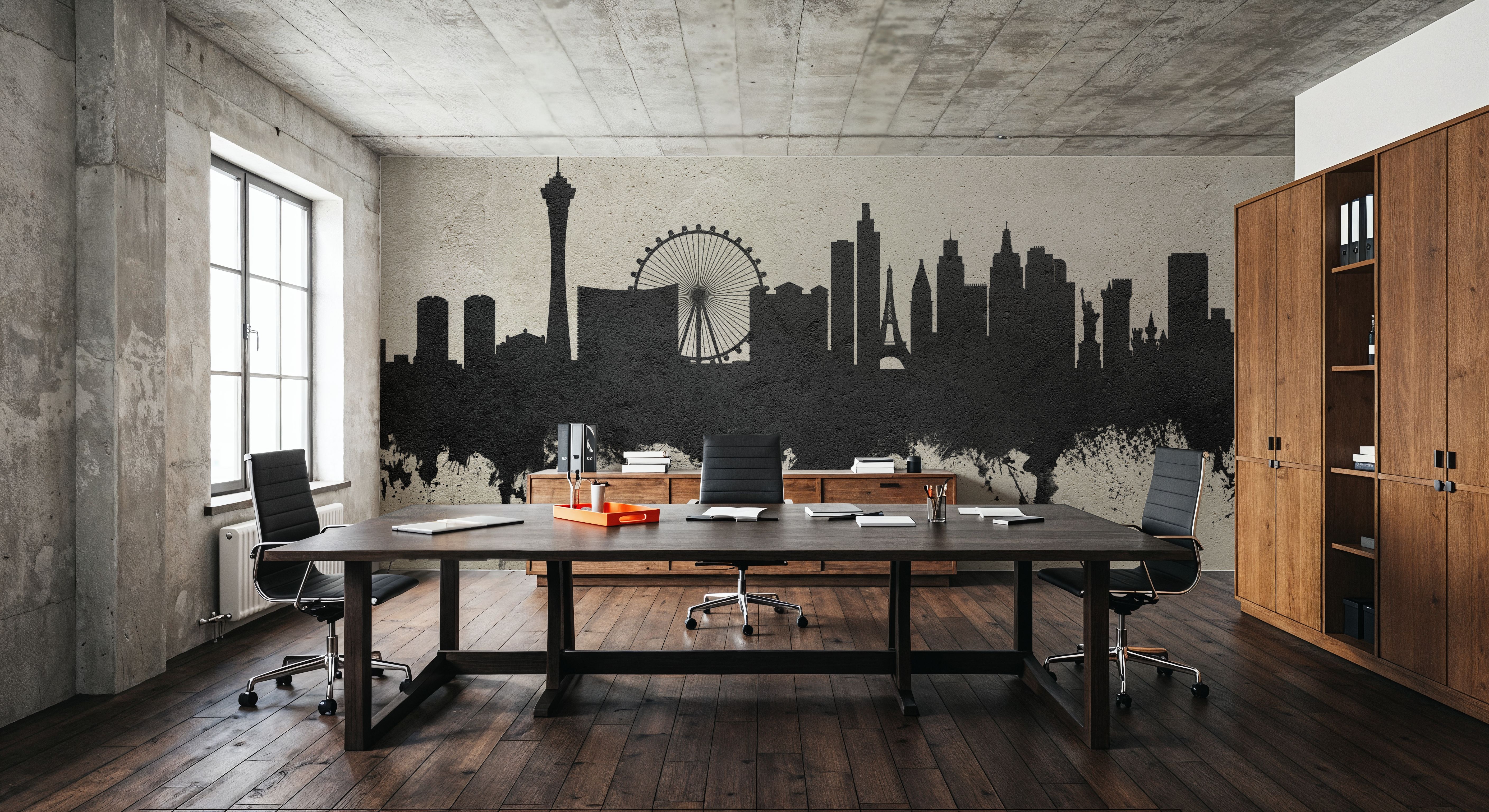 Las Vegas Nevada Skyline Concrete