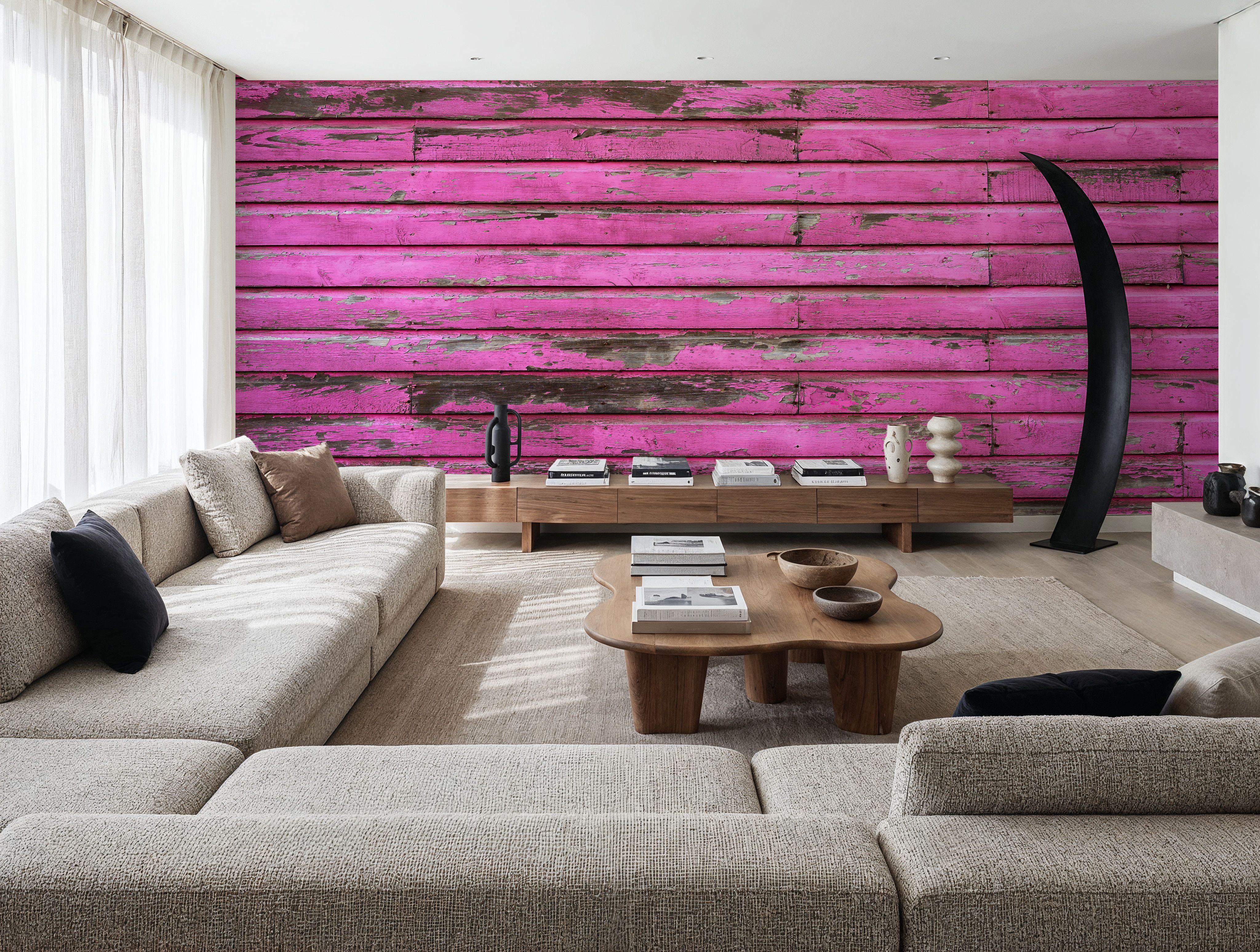 Rustic Pink Panels