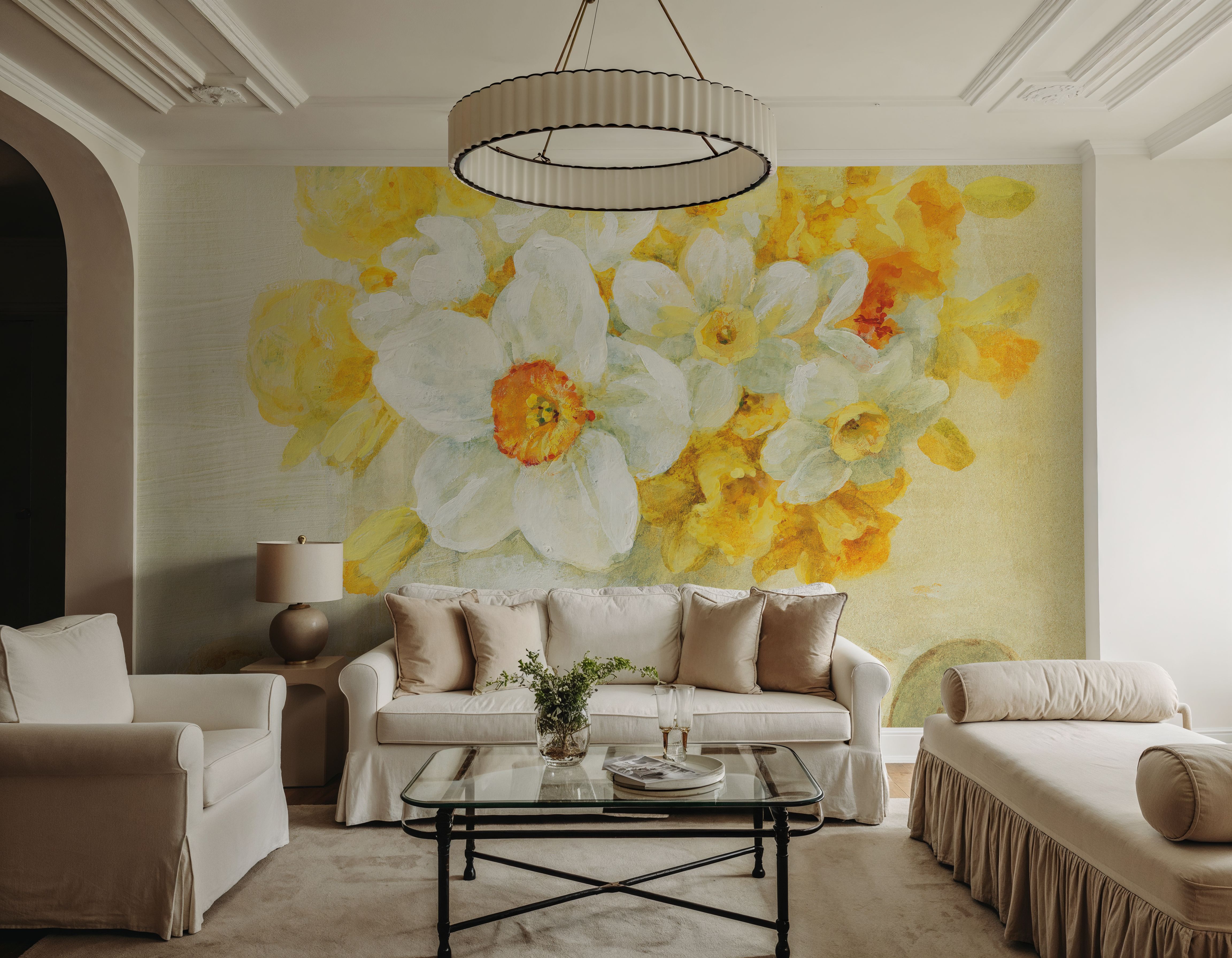 Mixed Narcissus on White