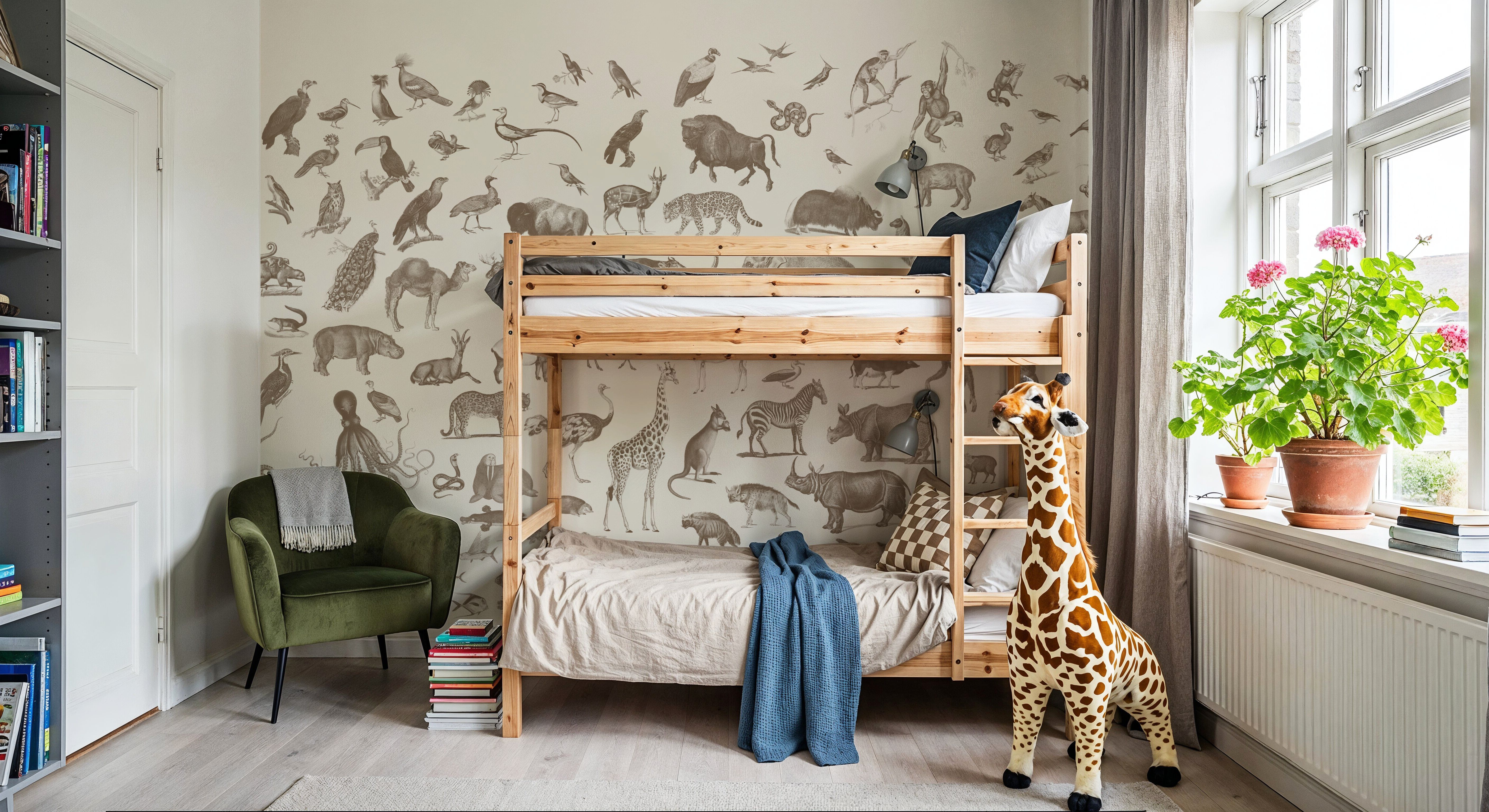 Vintage Animals, Beige