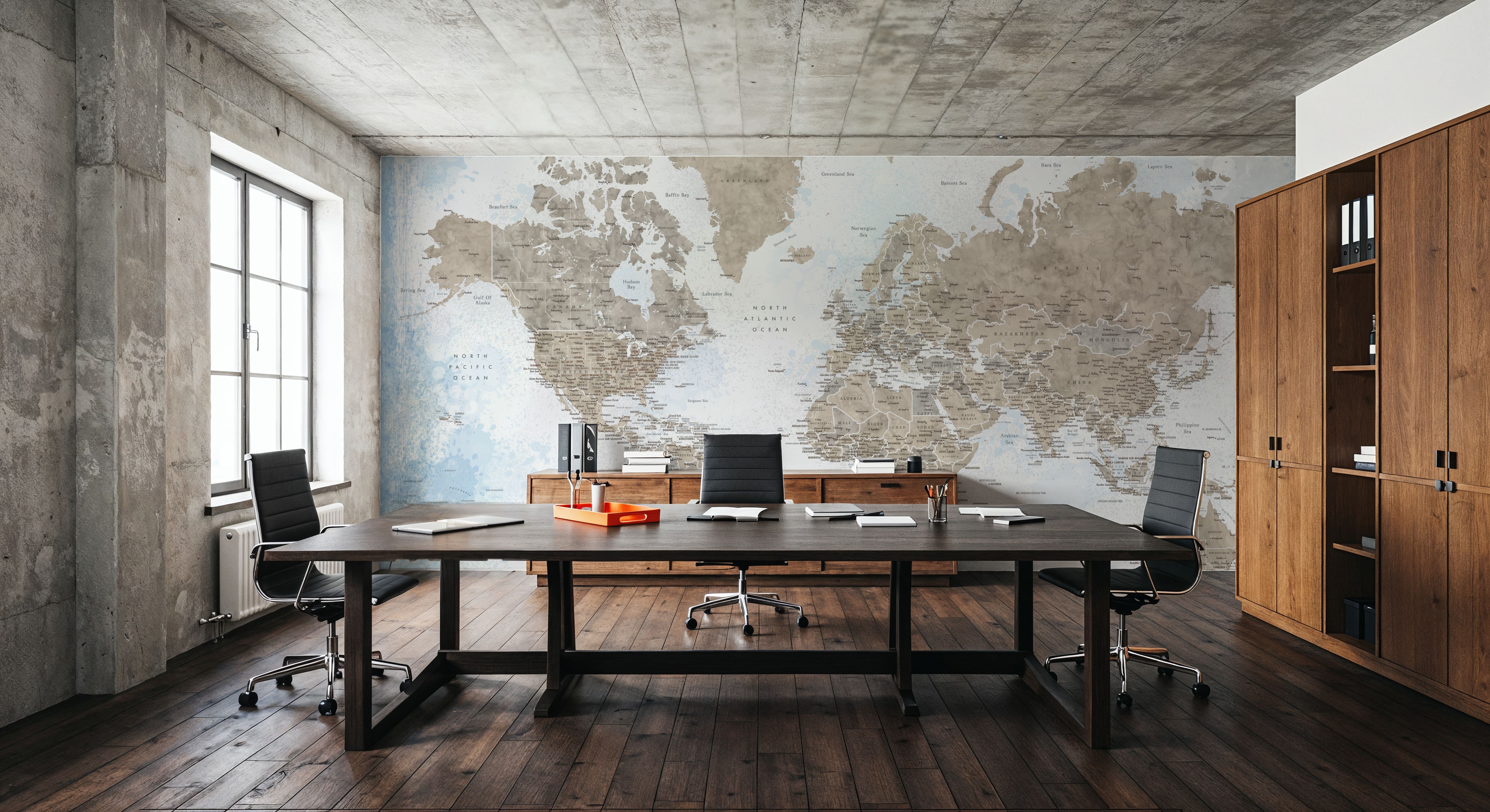 World Map Cities - Ghada