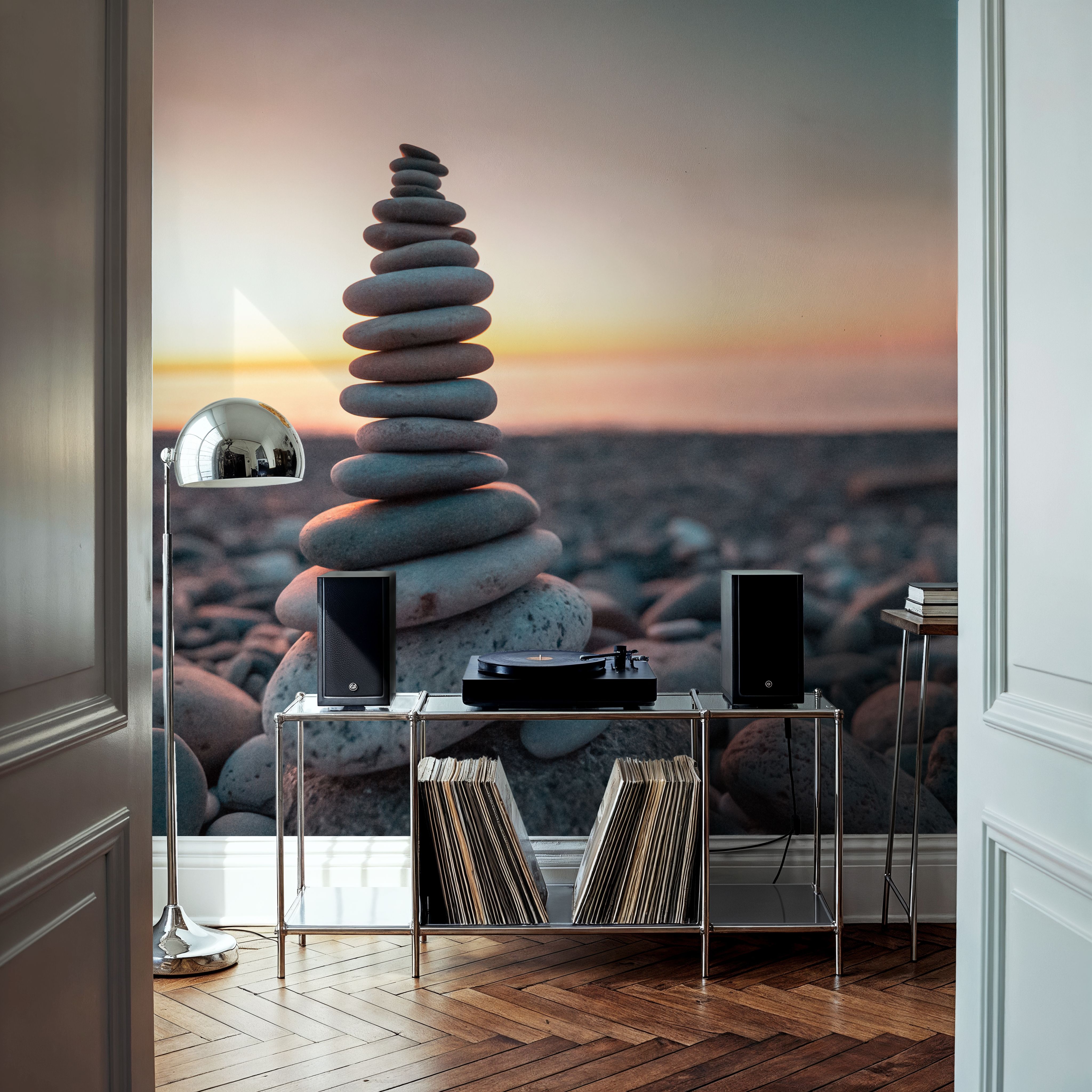 Zen Tower in Sunset