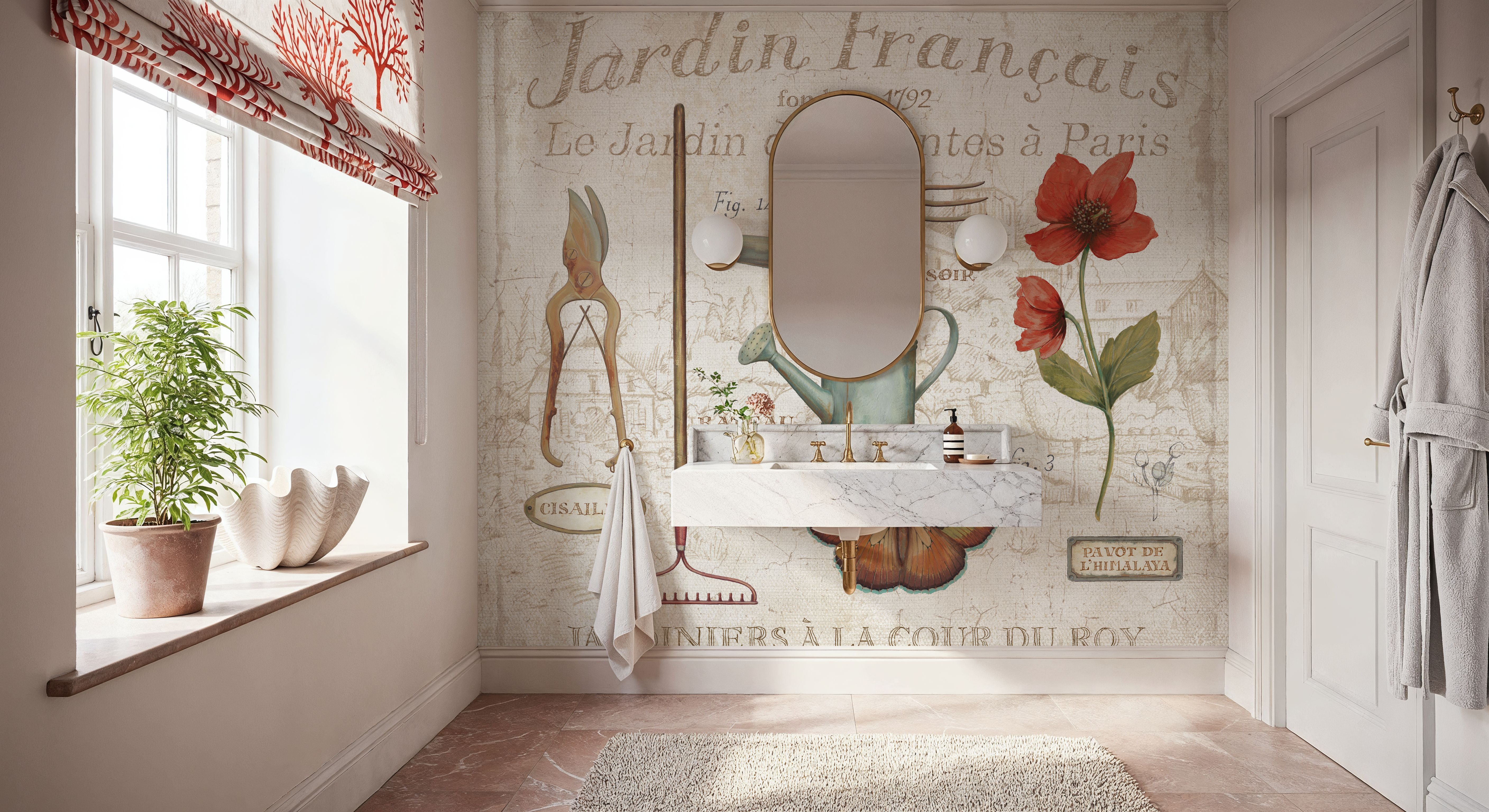 Royal Garden III, Tapeten