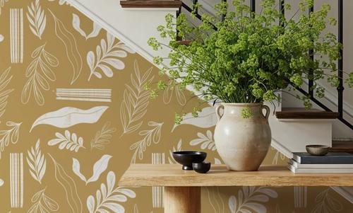 Autumn Leaves Beige