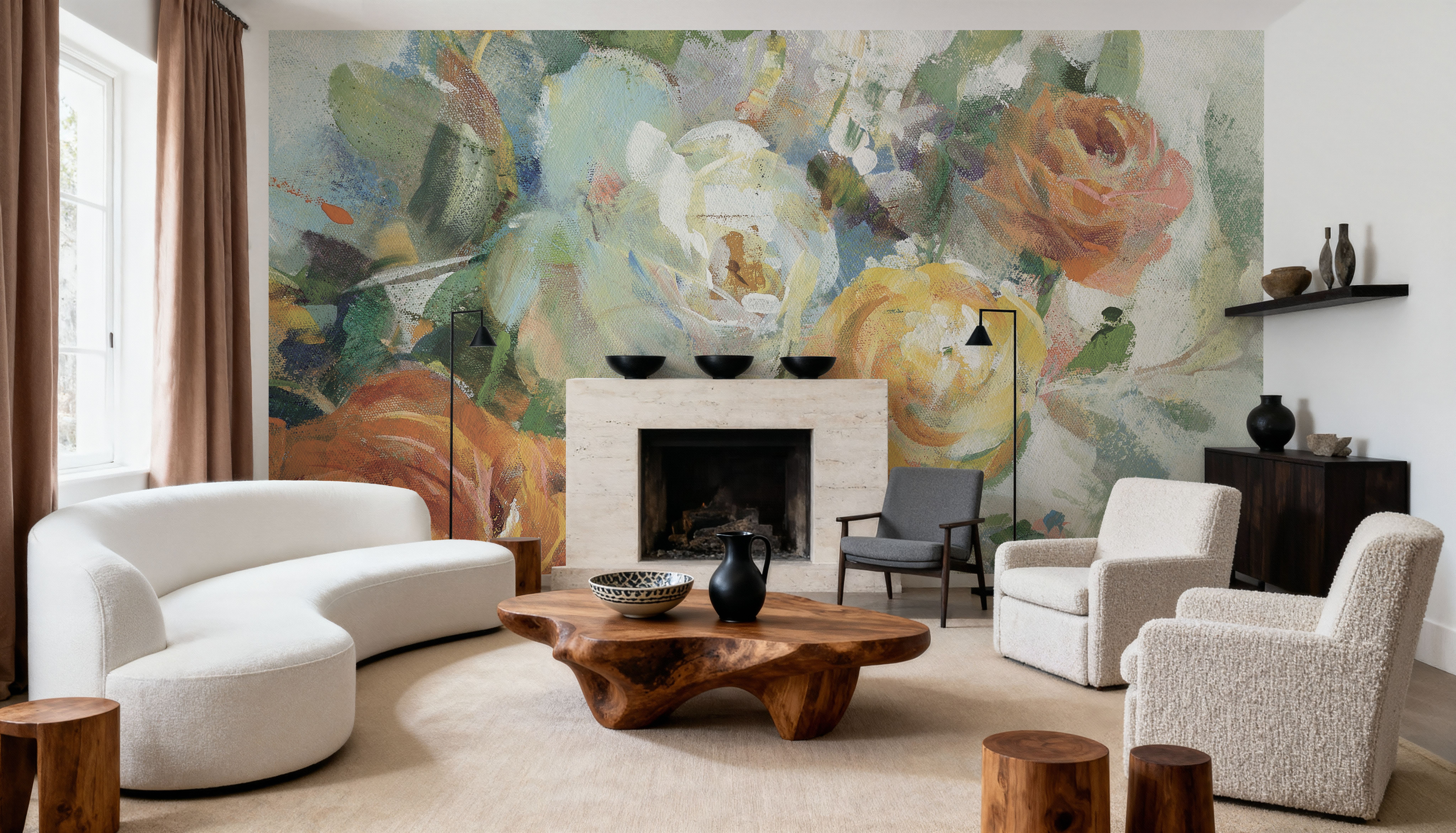 Blooming Splendor I Panel I
