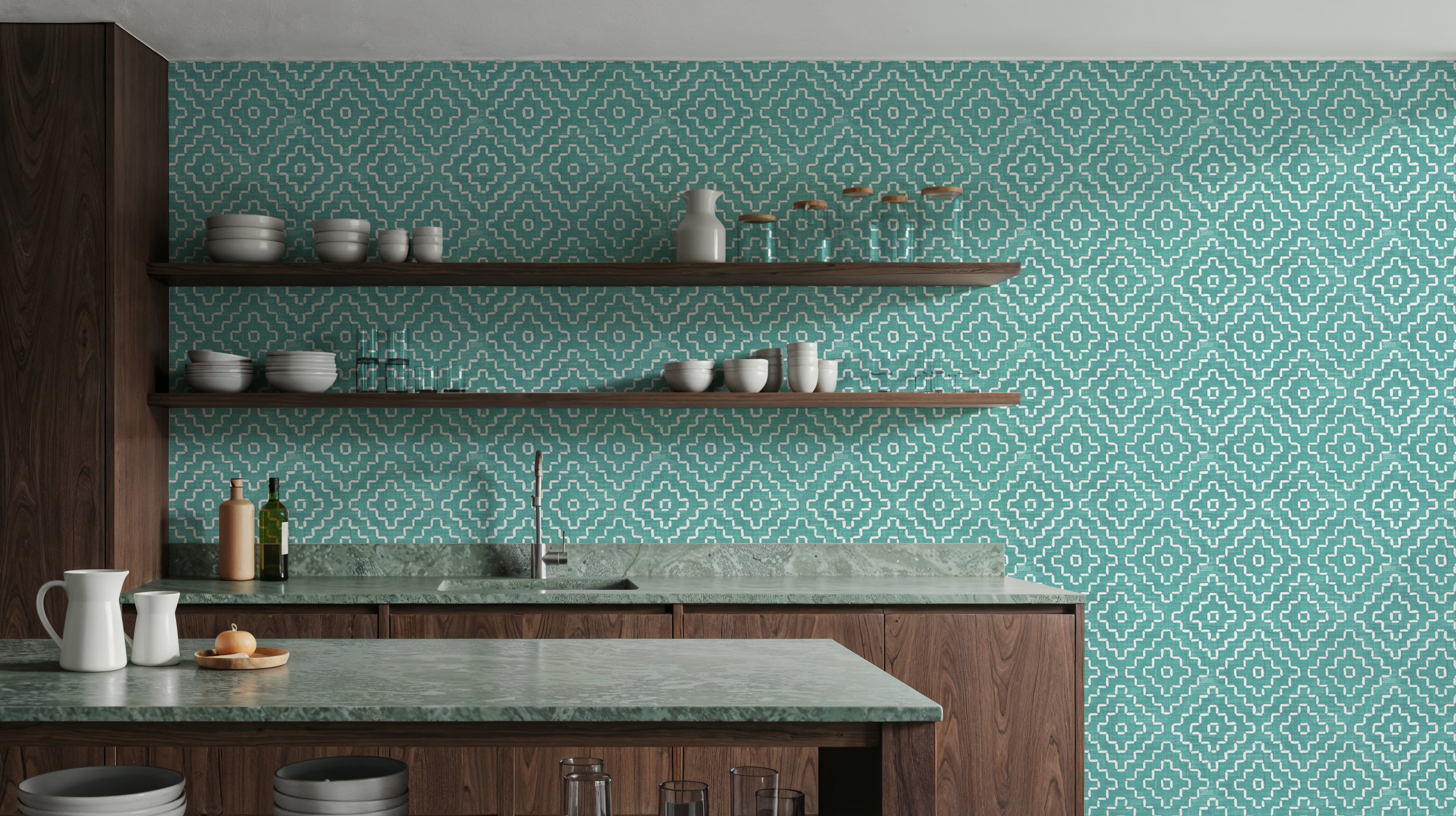 Mixed Greens Turqouise