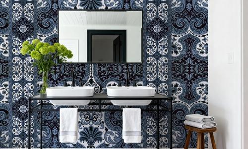 Golden Versailles, French Blue