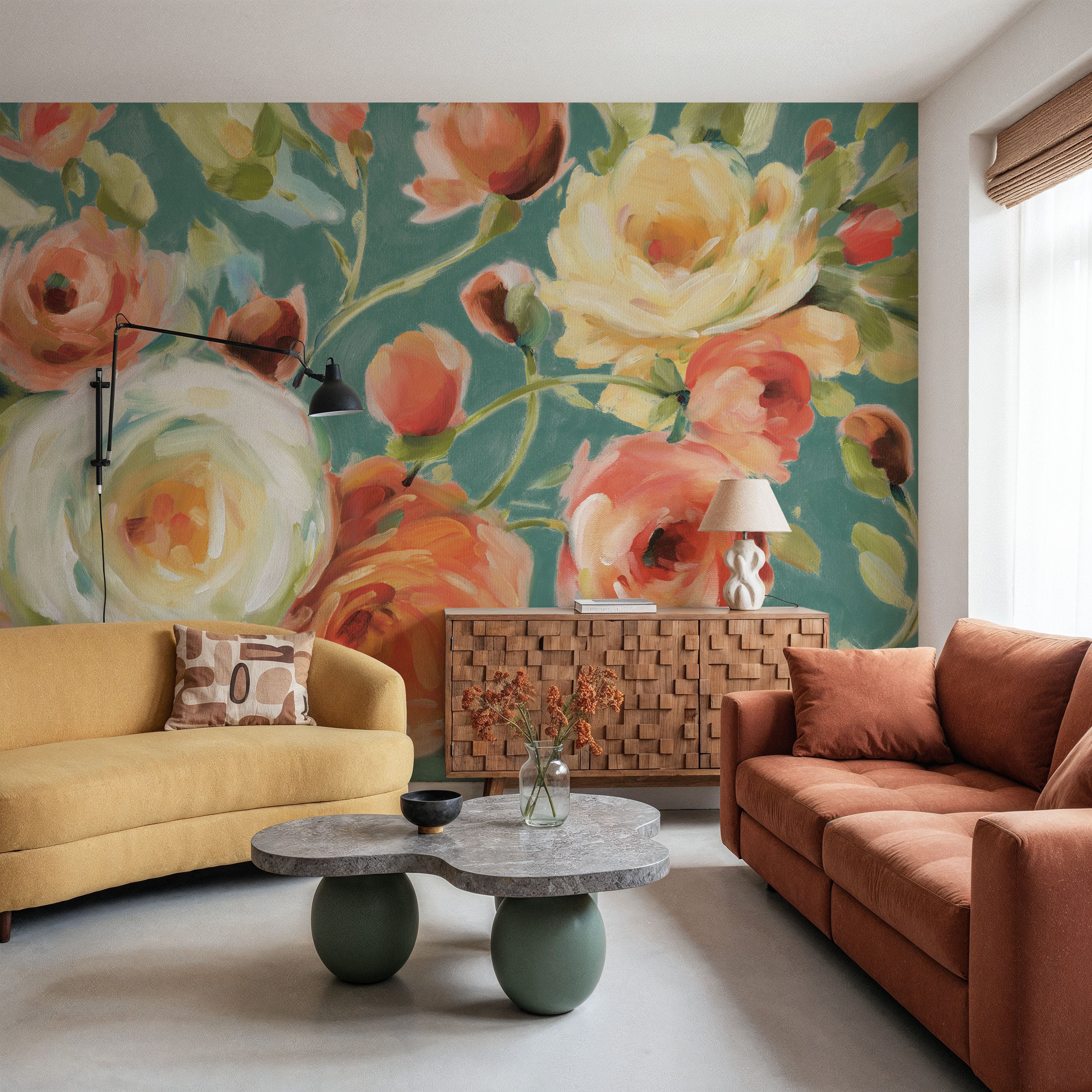 Florabundance I Autumn Teal