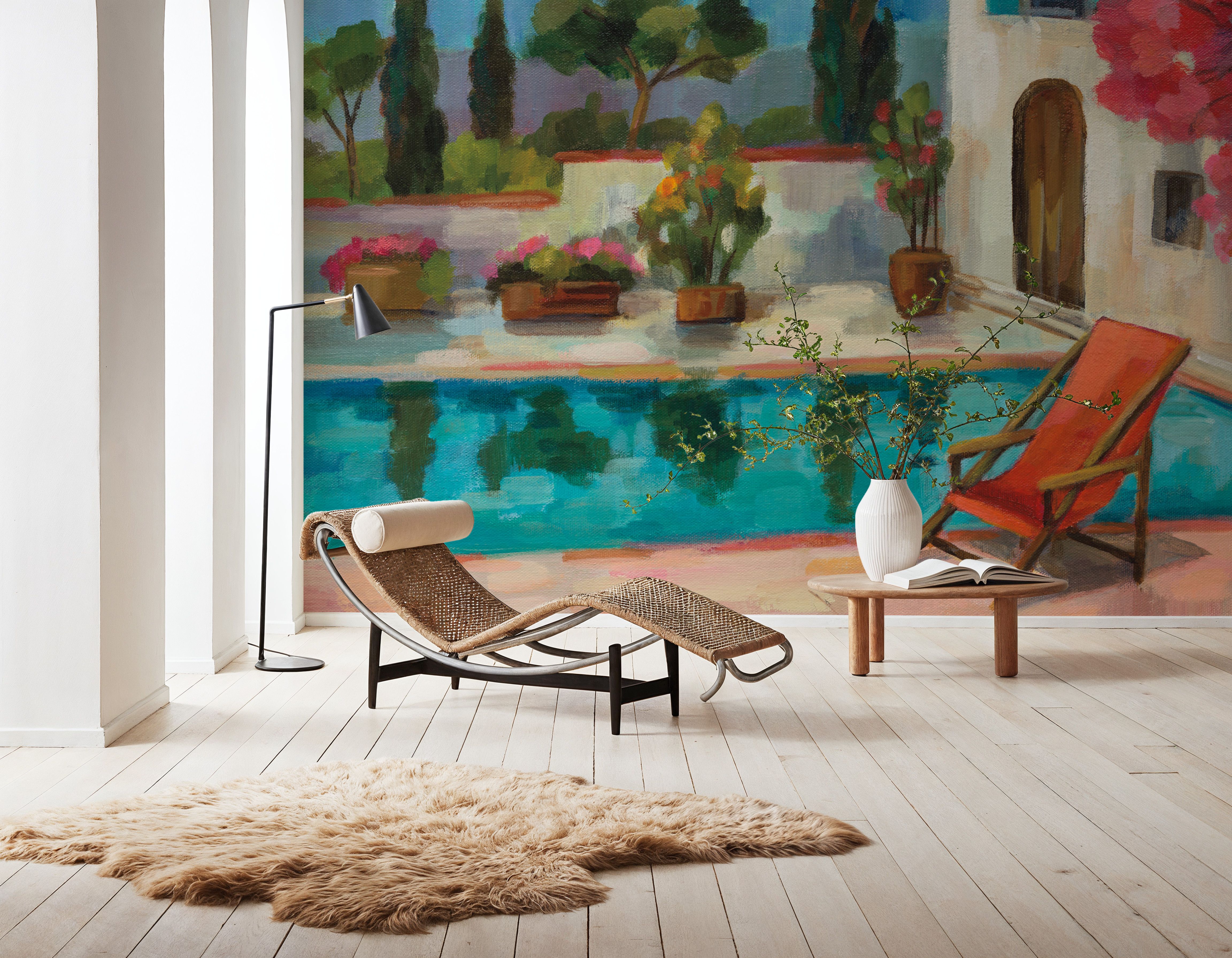 Tuscan Villa, Tapeten