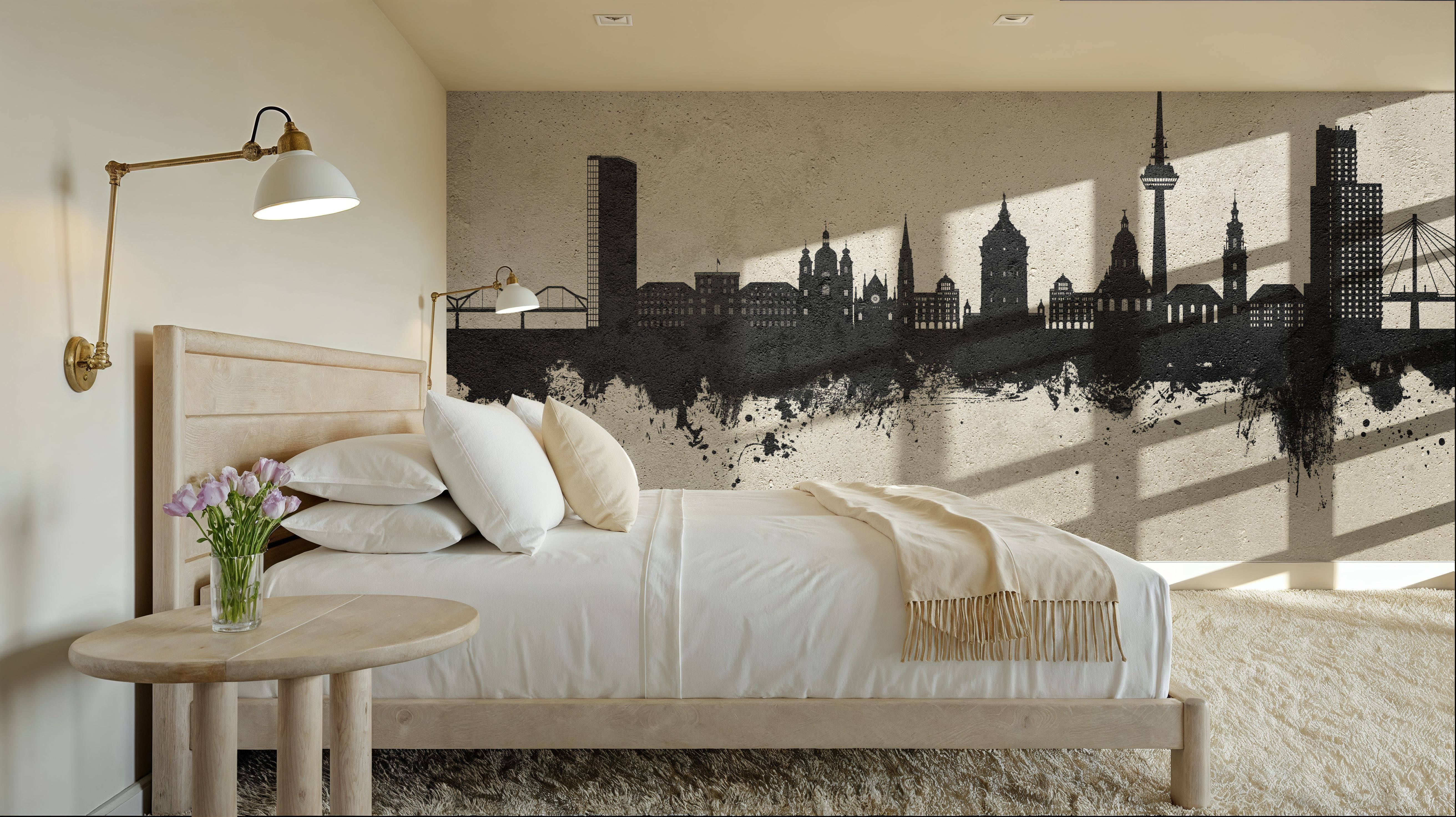 Mannheim Germany Skyline Concrete