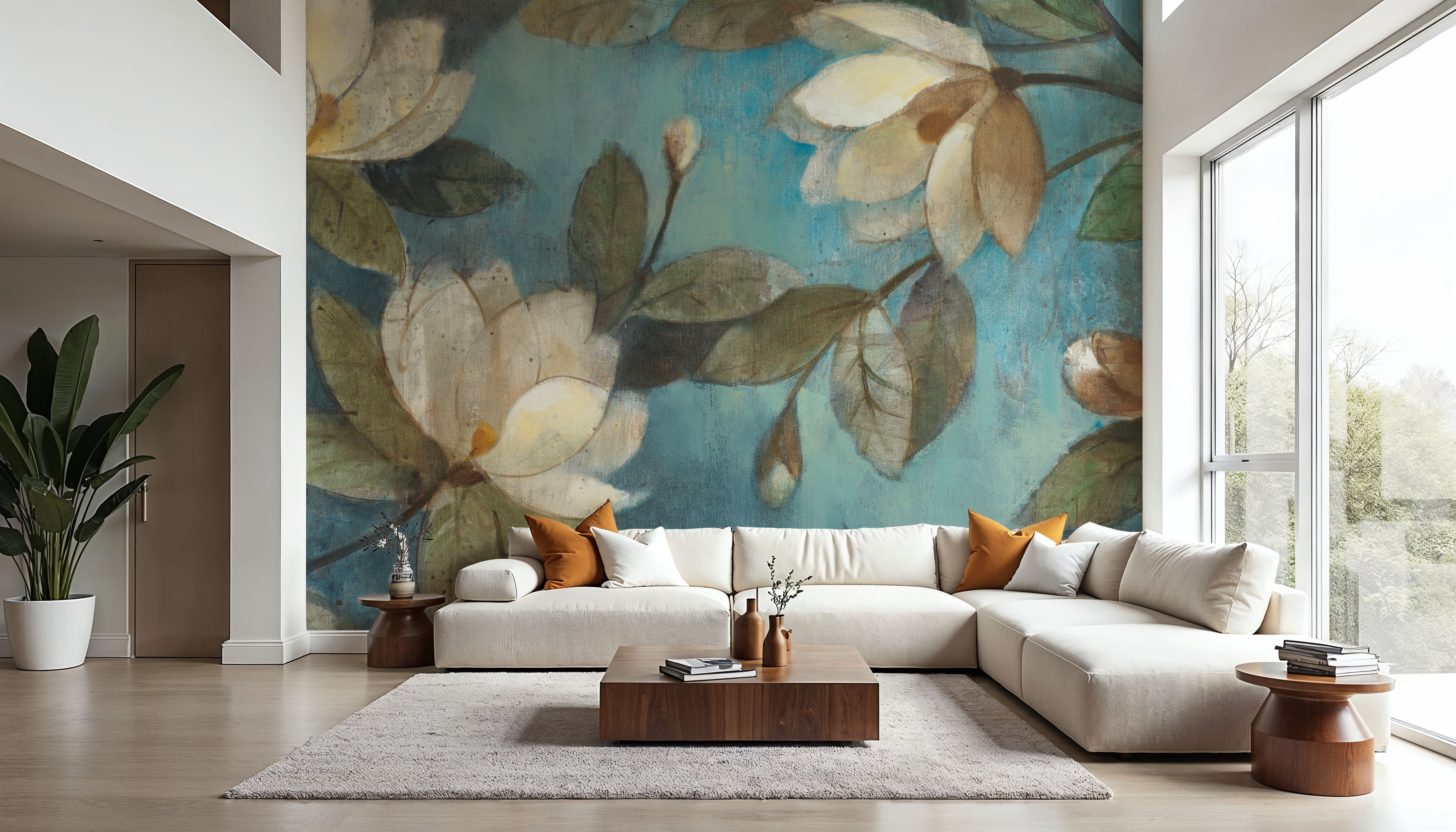 Floating Magnolias, Wallpaper