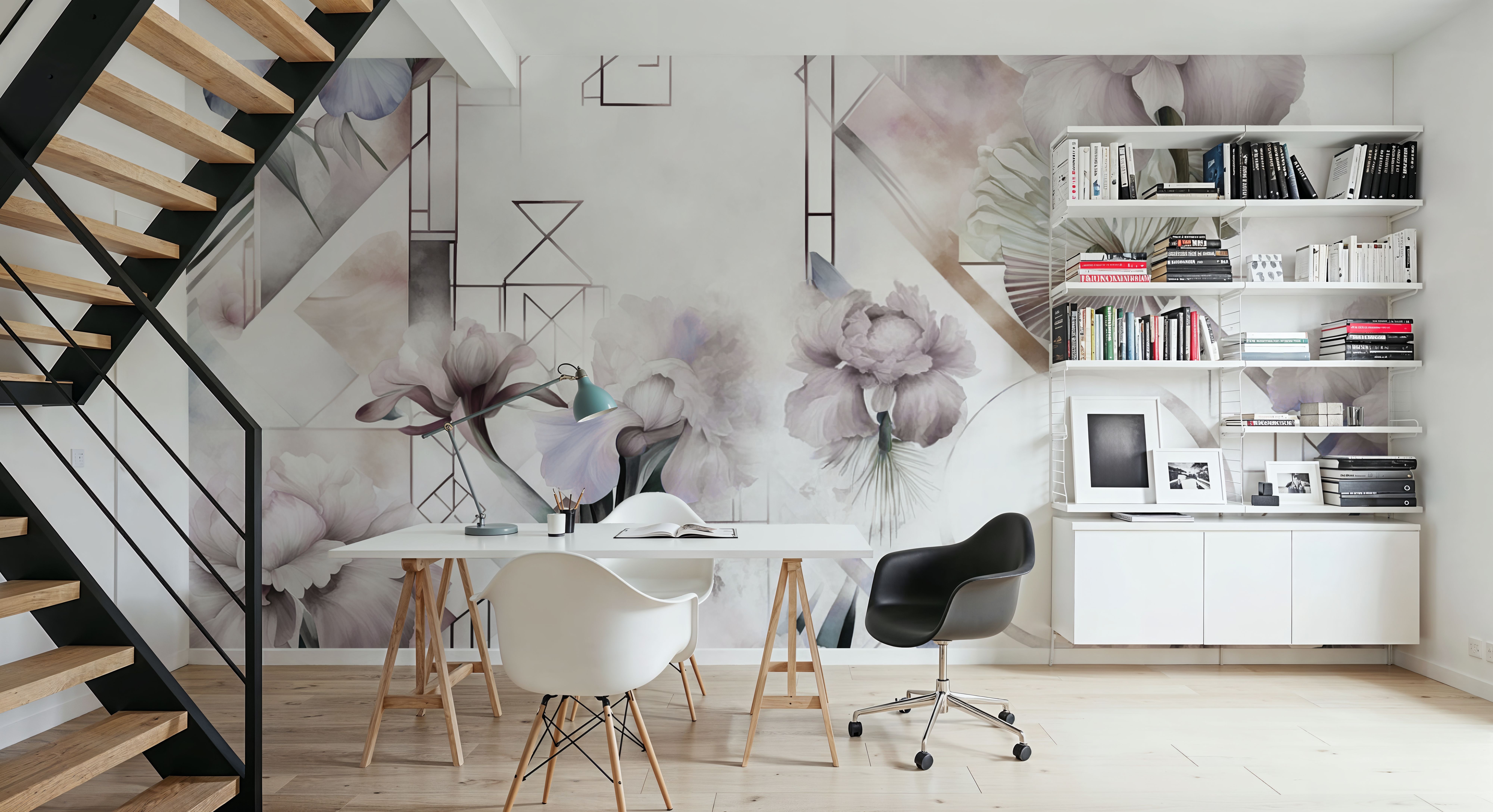 Watercolor Geometry Shine