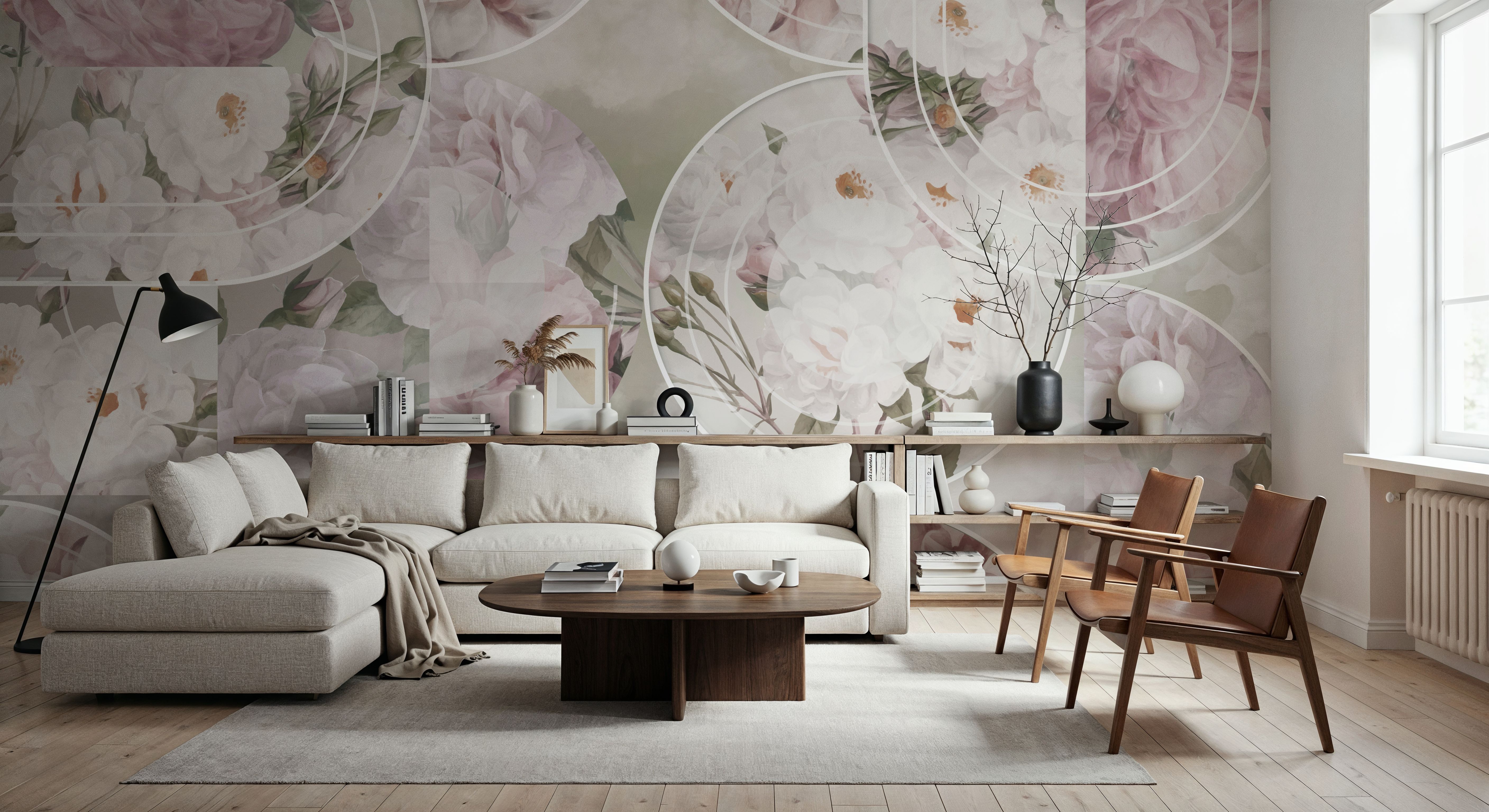 Retro Roses, Wallpaper