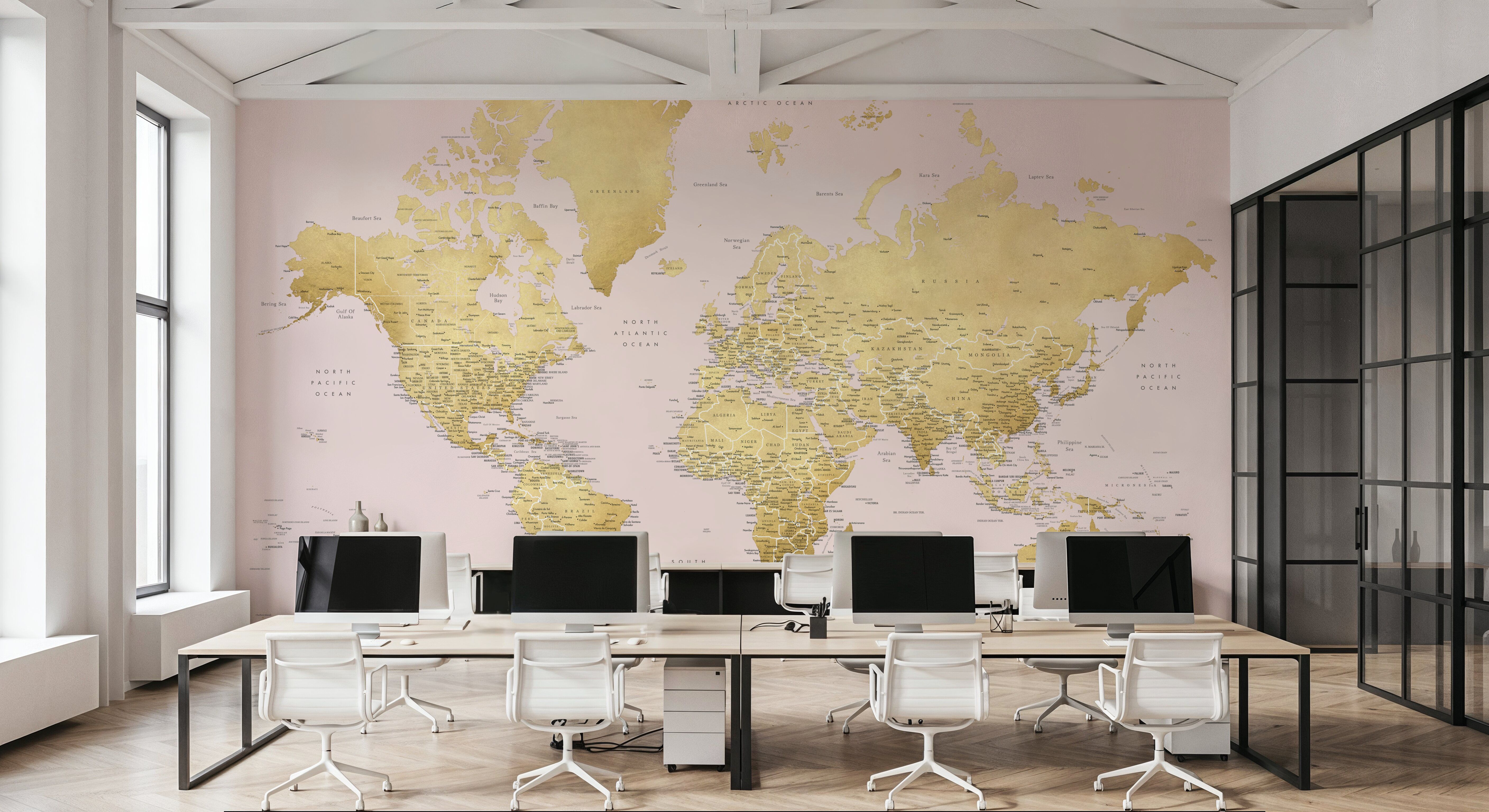 World Map Cities - Lalita