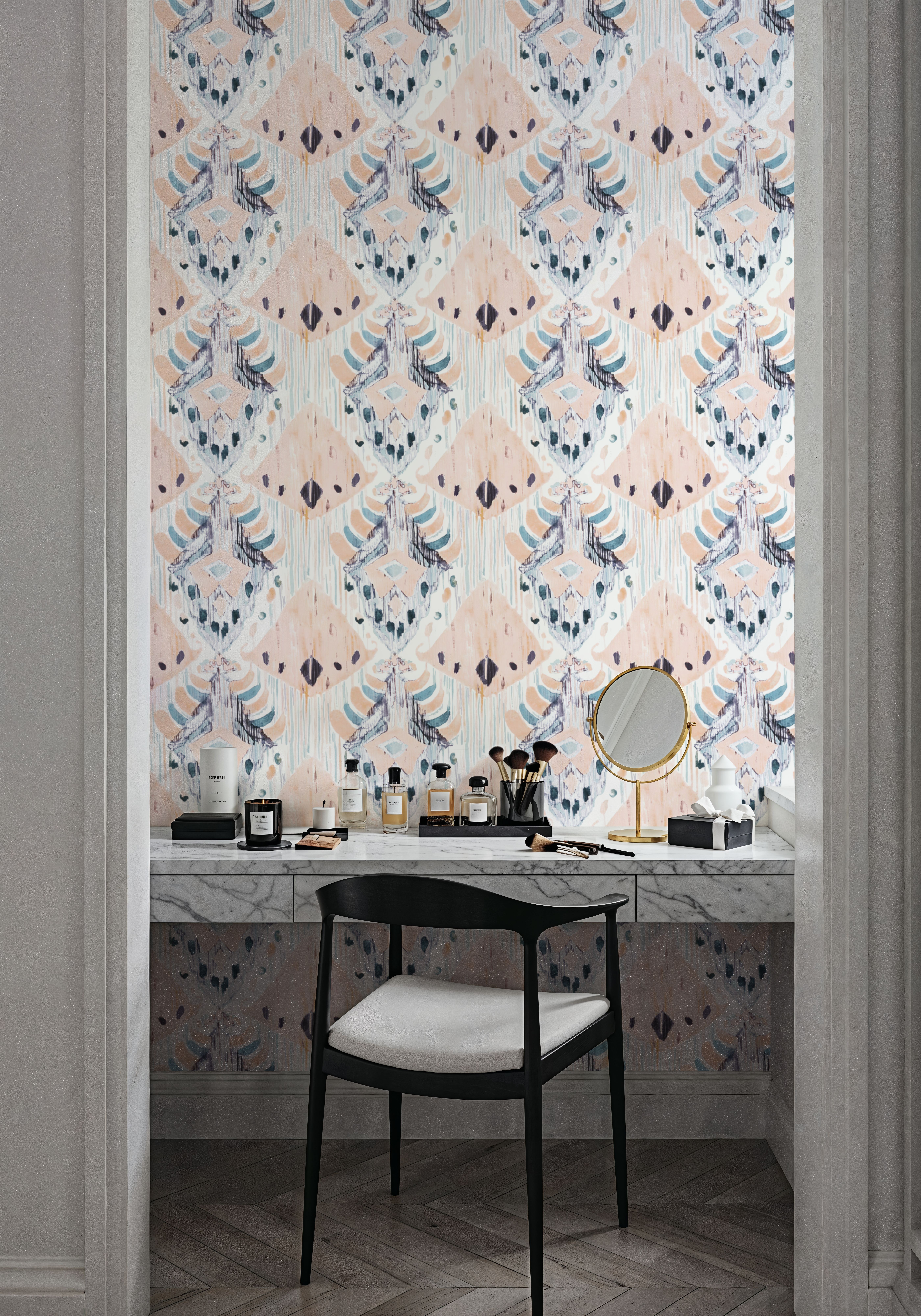 Tranquilla Ikat, Wallpaper