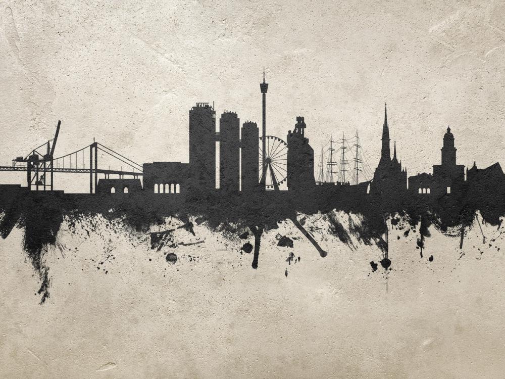 Gothenburg Skyline Concrete