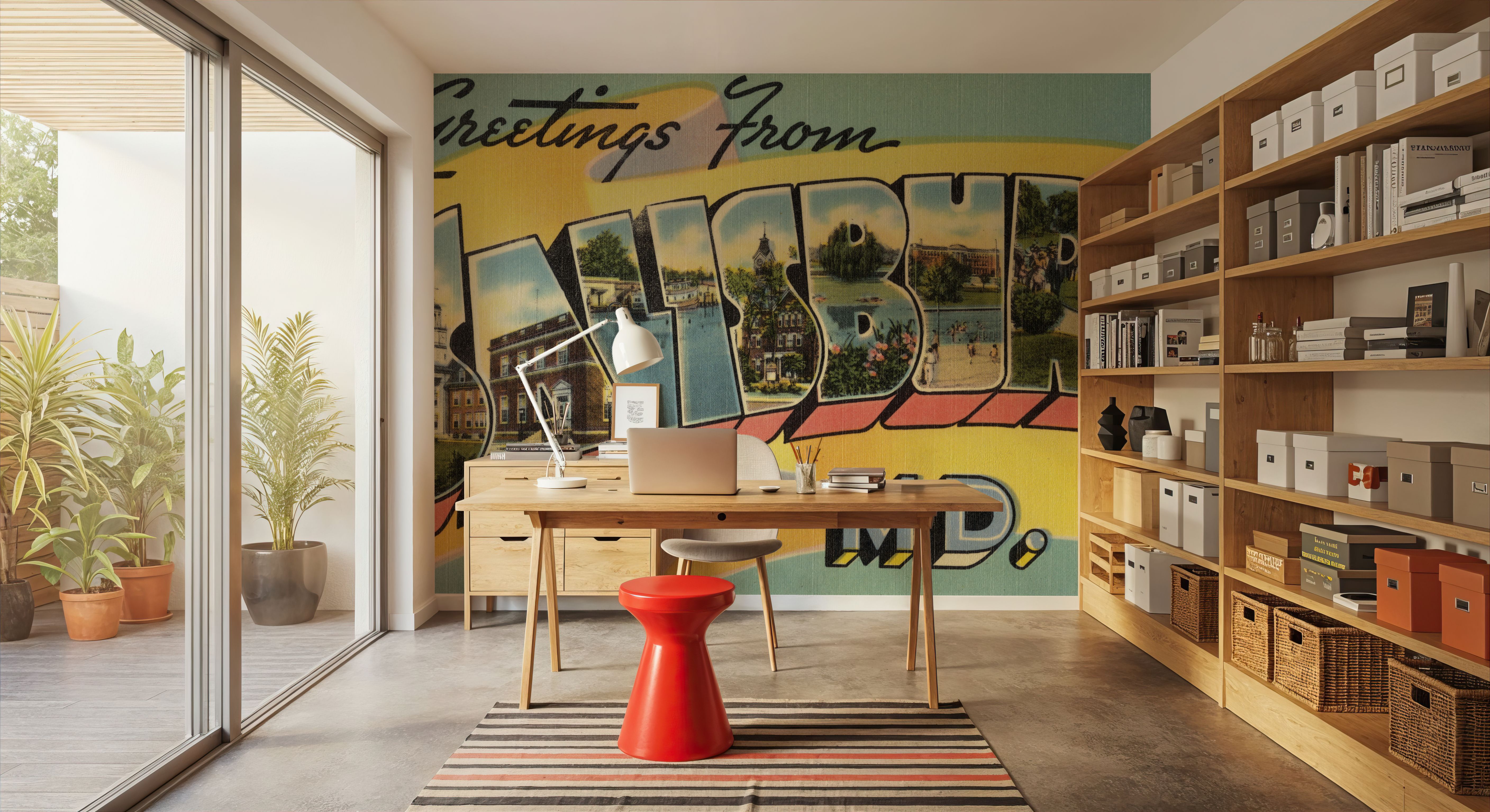 Greetings from Salisbury - Screenprint Postcard