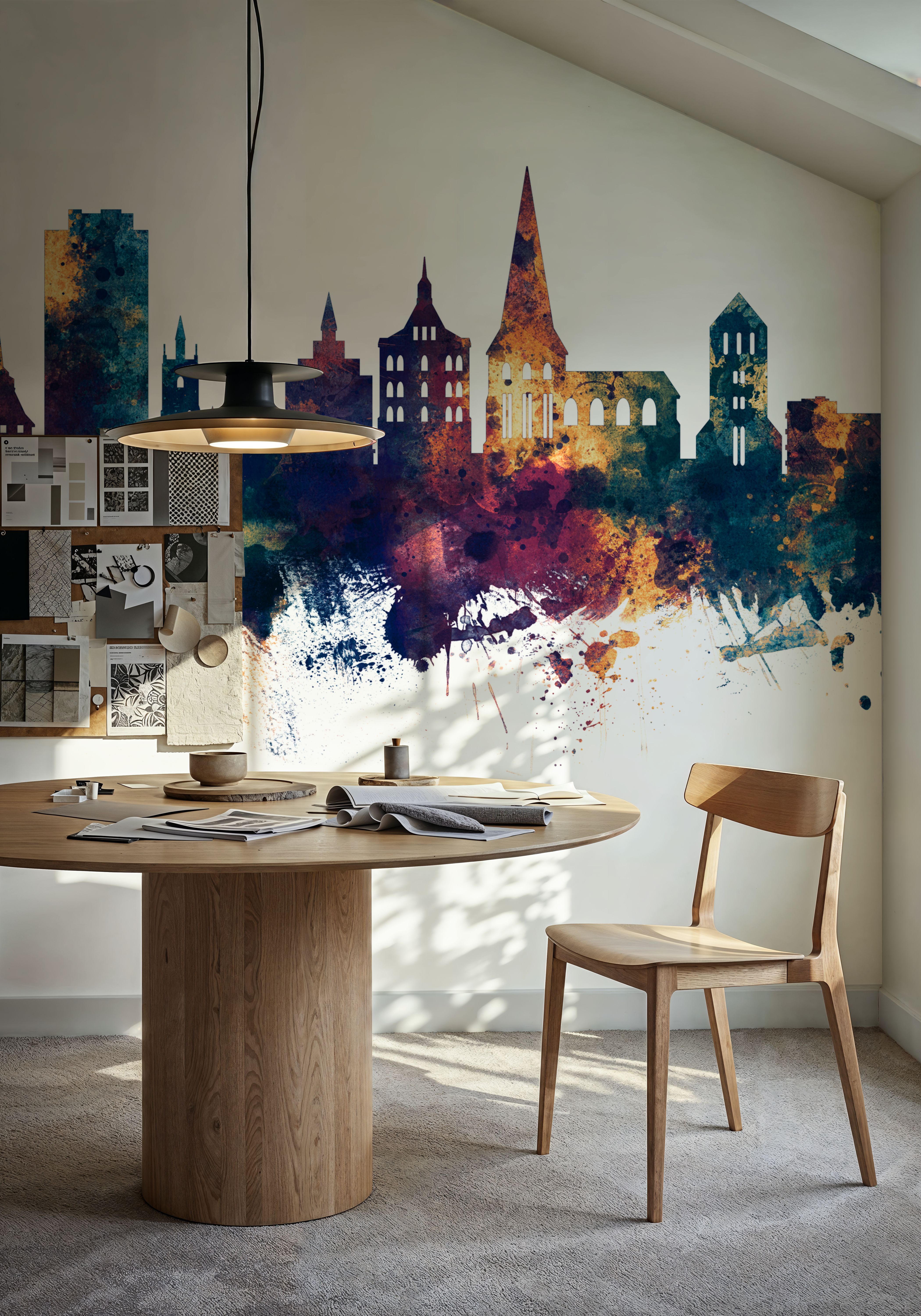 Rostock Germnay Skyline Blue & Bronze