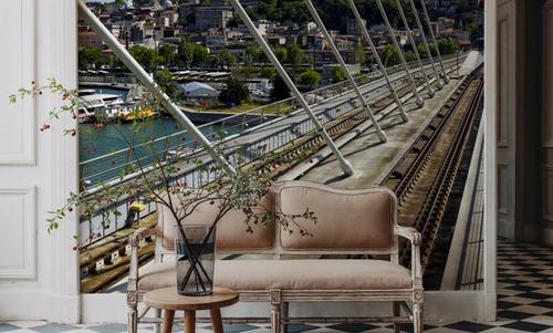 Urban Bridge Panorama