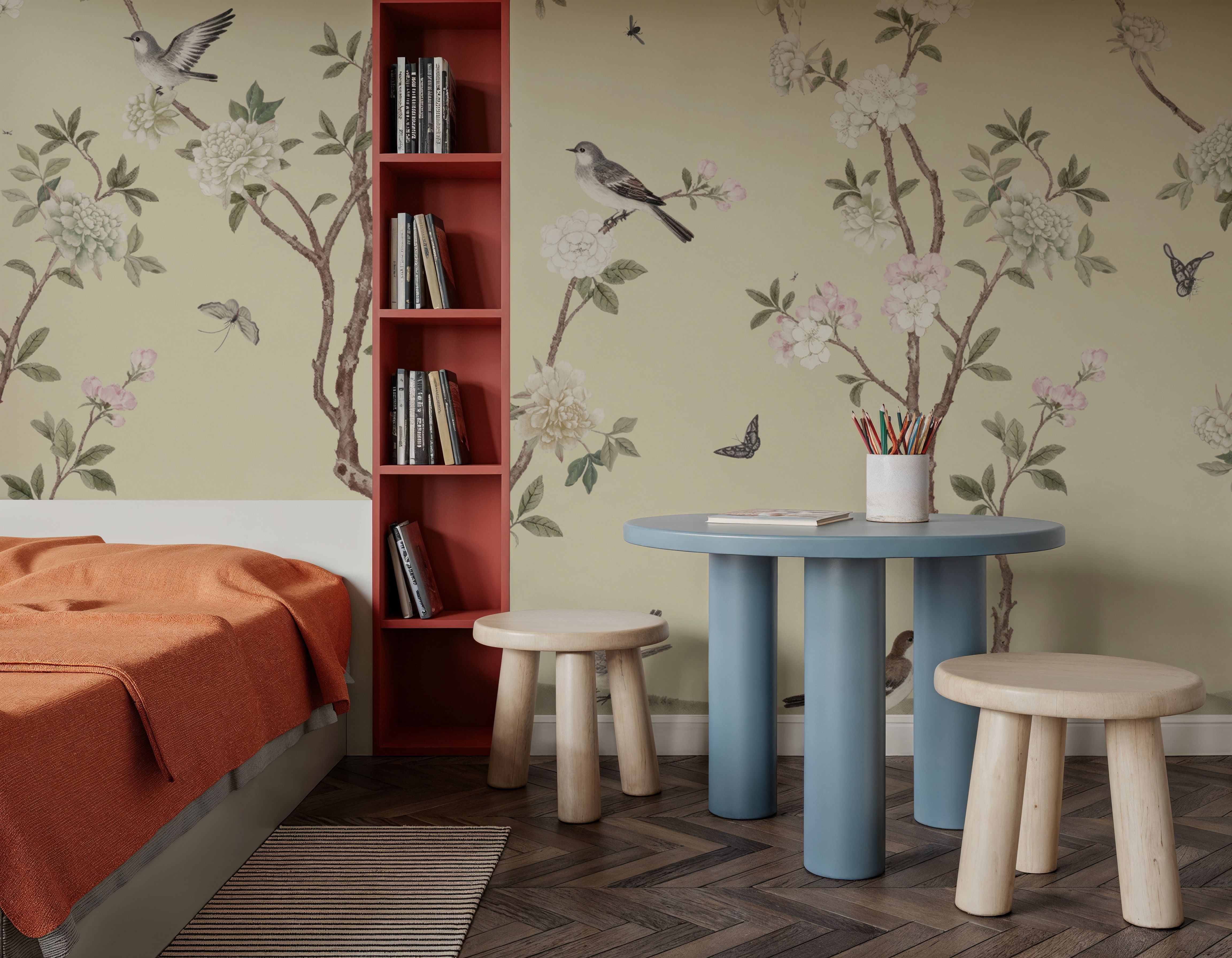 Peony Tree, Pistachio Creme