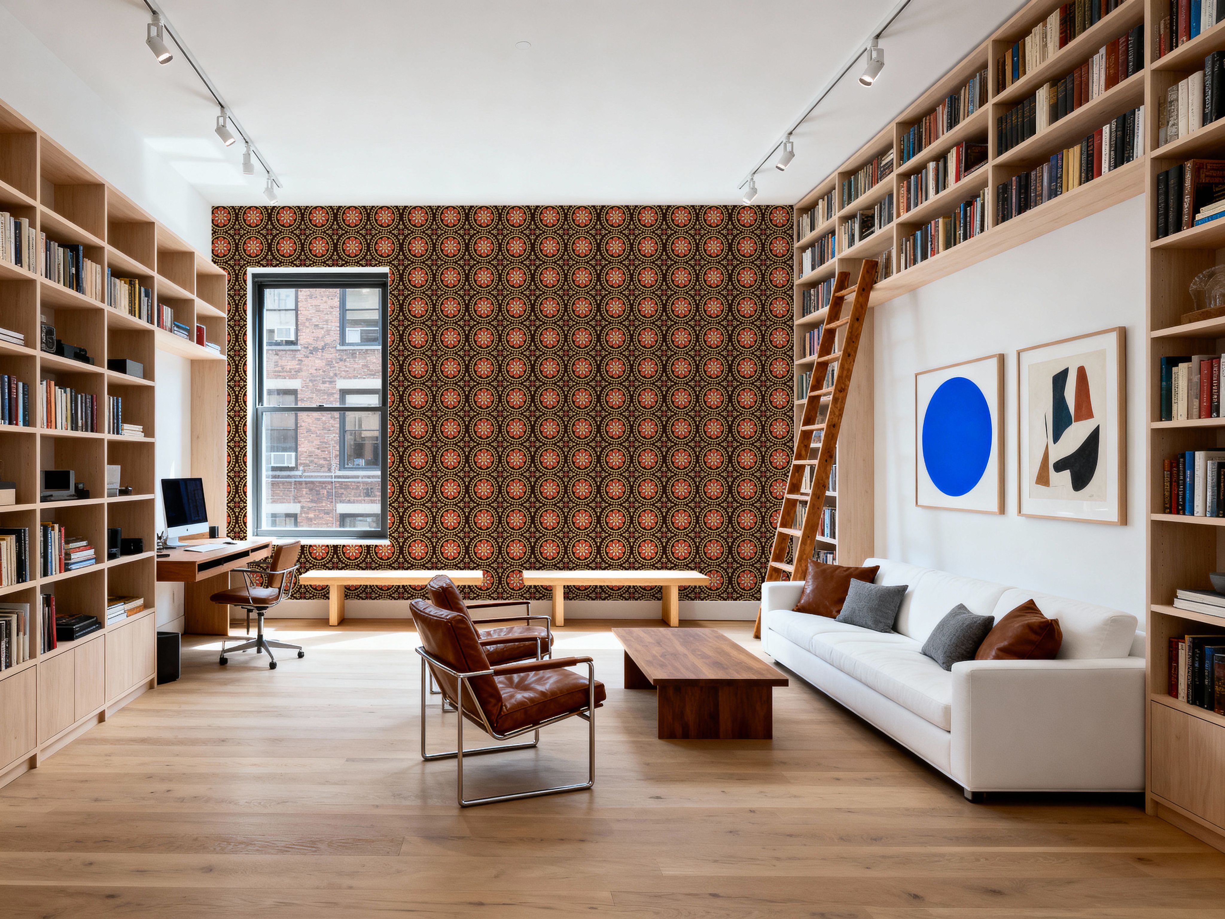 Geo Floral, Chocolate