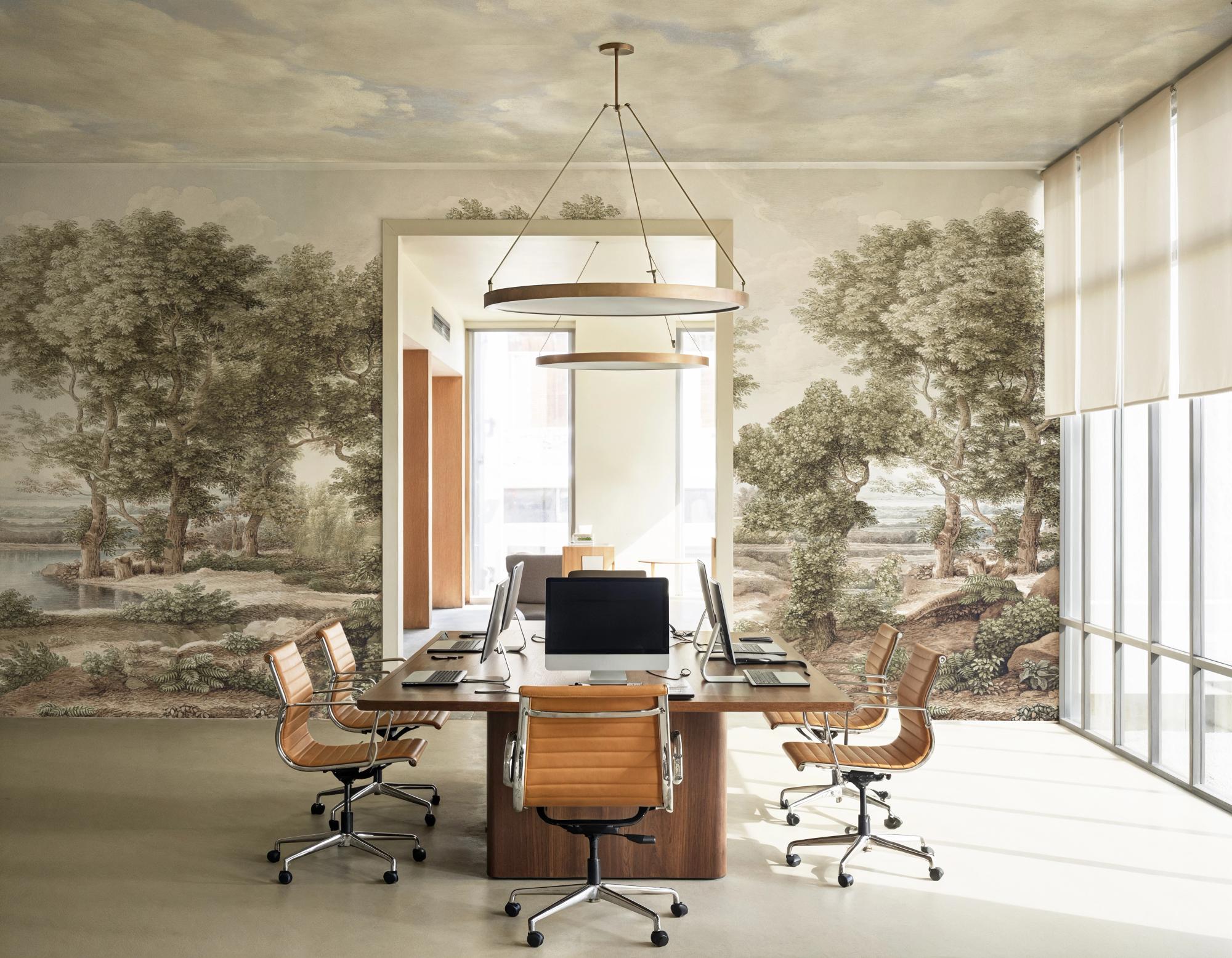 Wallpaper for office interiors – custom-sized | Wallism