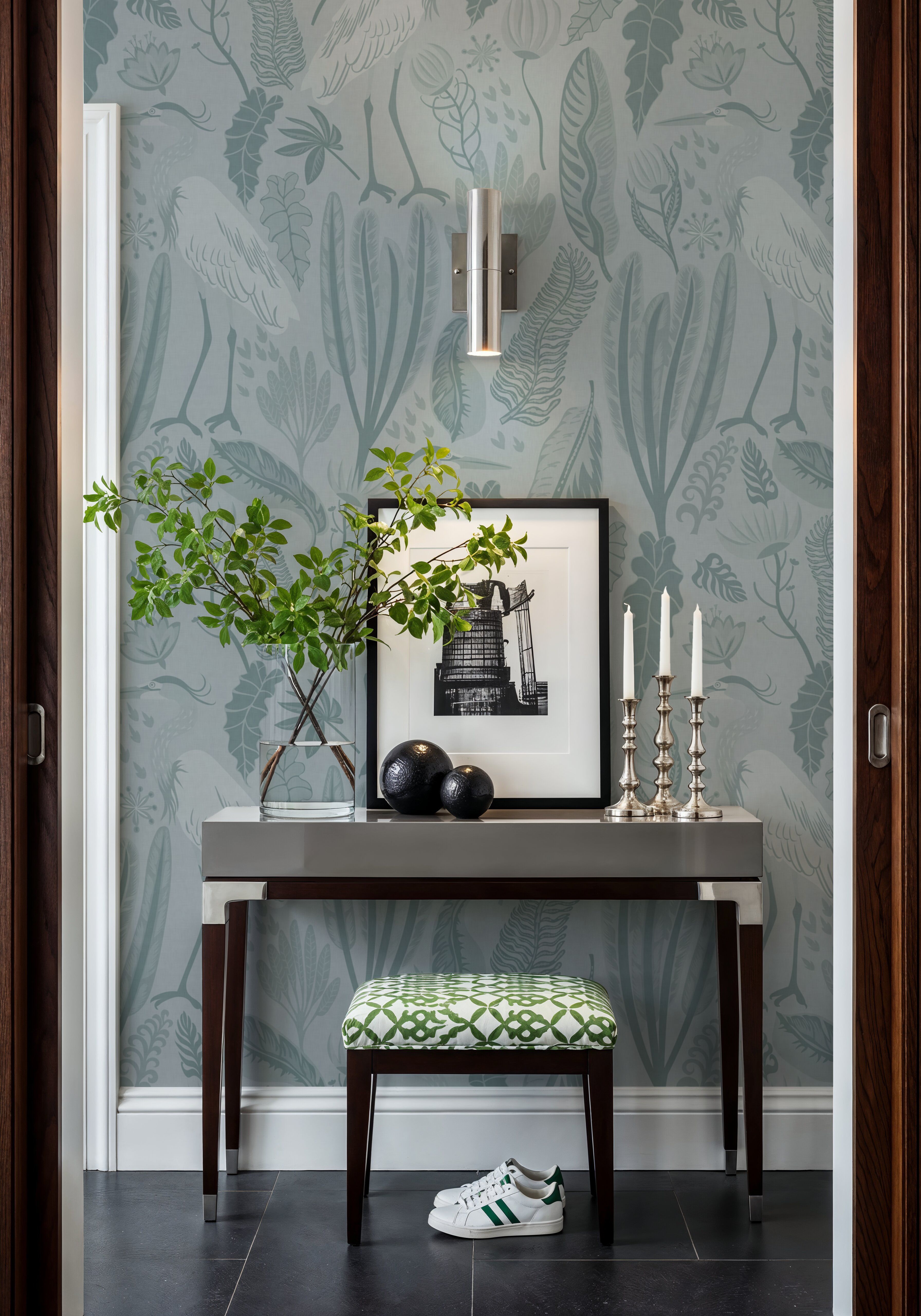 Heron & Plants Mint