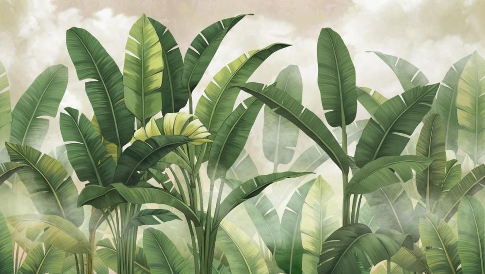 Banana Palms, Bright Green