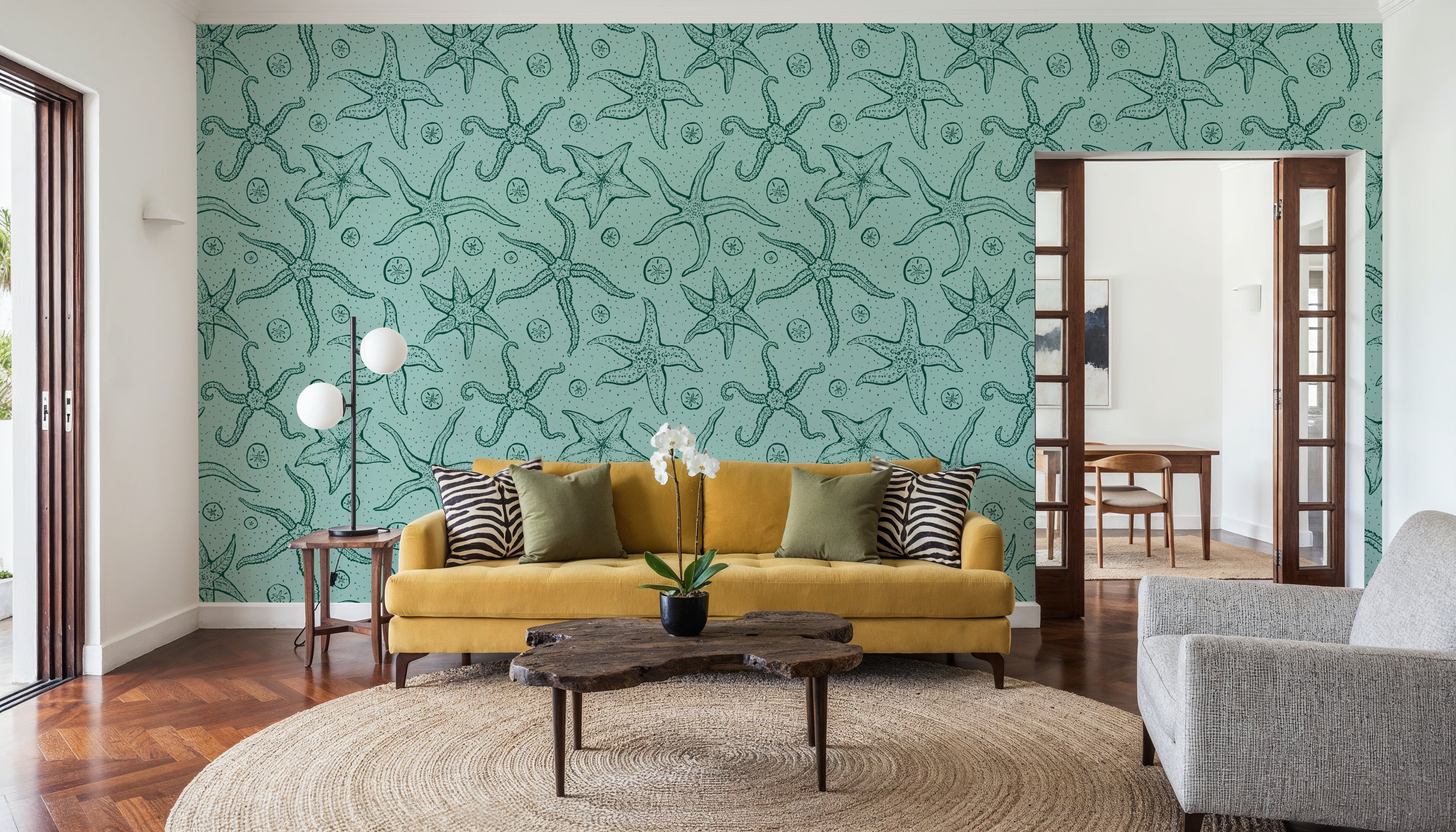 Echinoderms, Light Blue