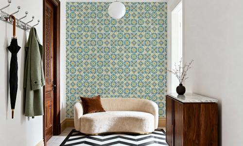 Maritime Tiles Yellow and Blue