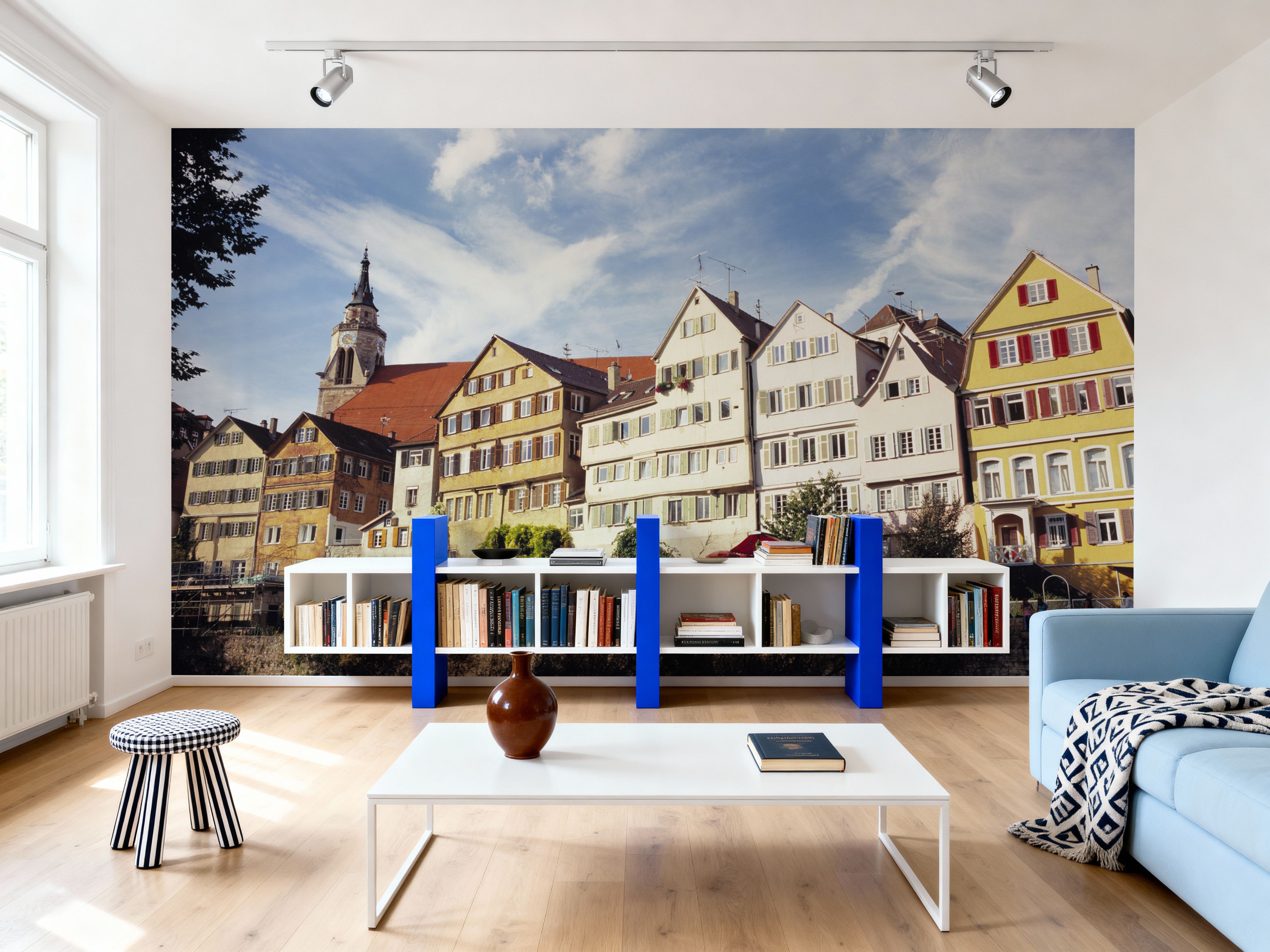 Timeless European Village, Wallpaper