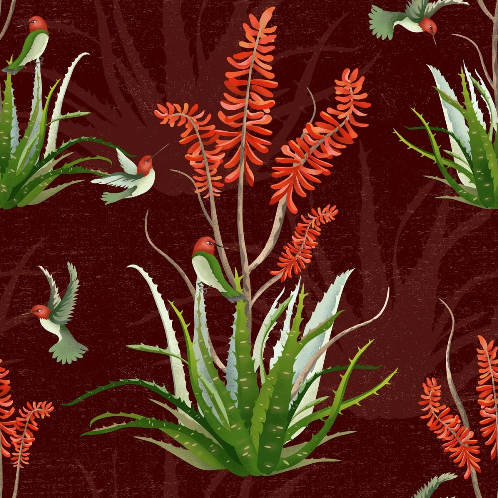 Aloe Vera Nectar, Rust Red