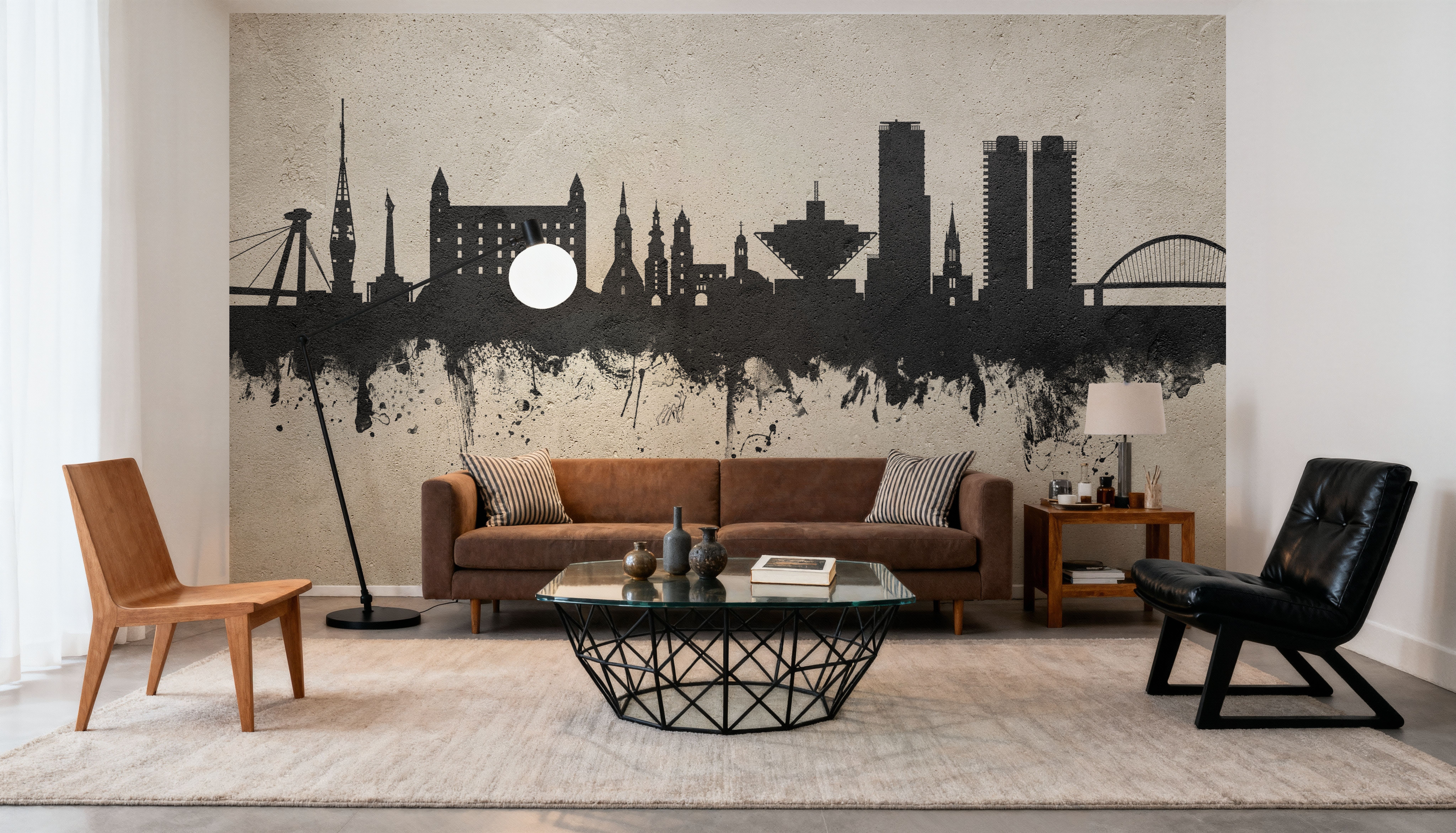 Bratislava Slovakia Skyline Concrete