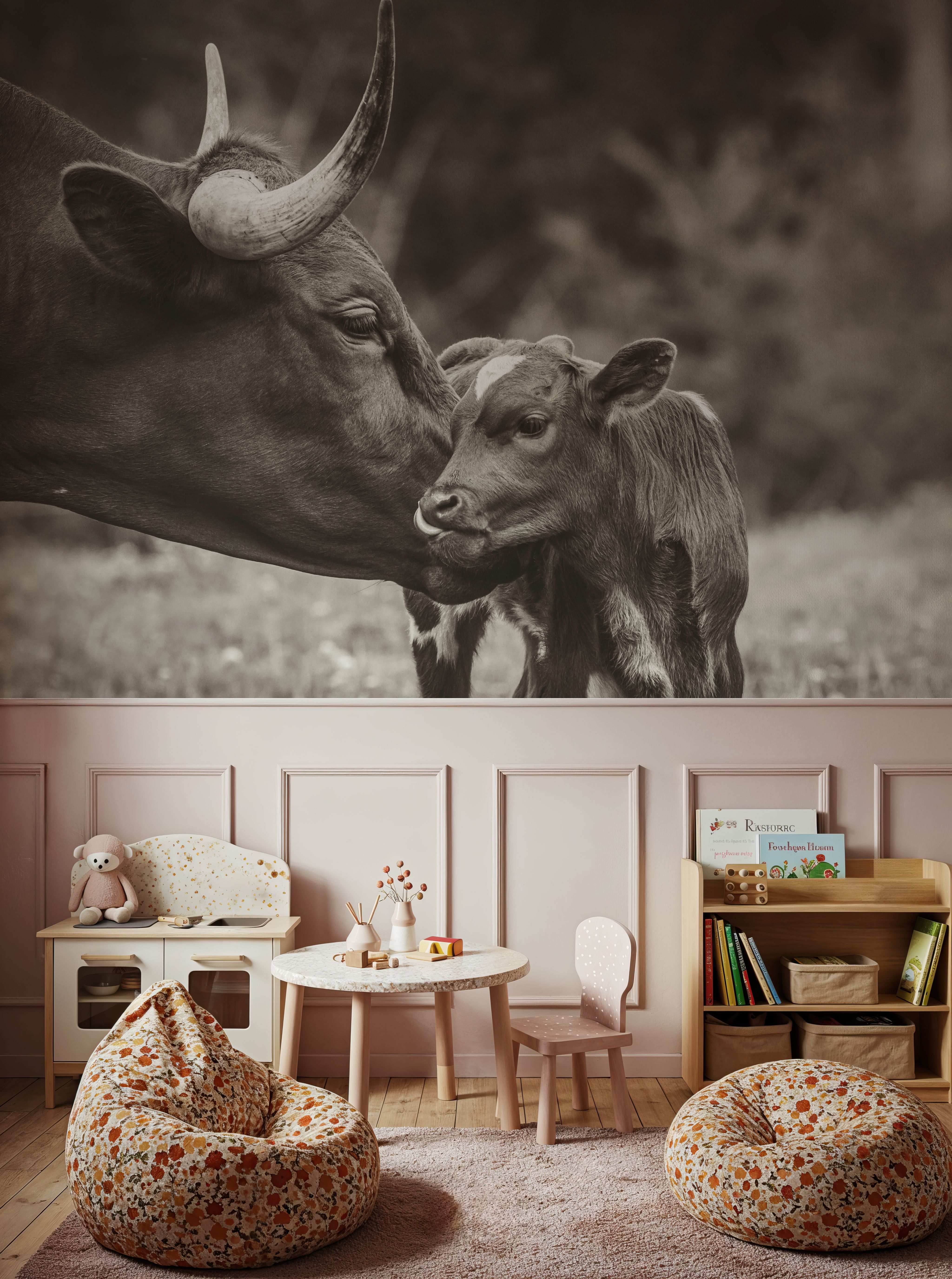Longhorn Kiss Sepia